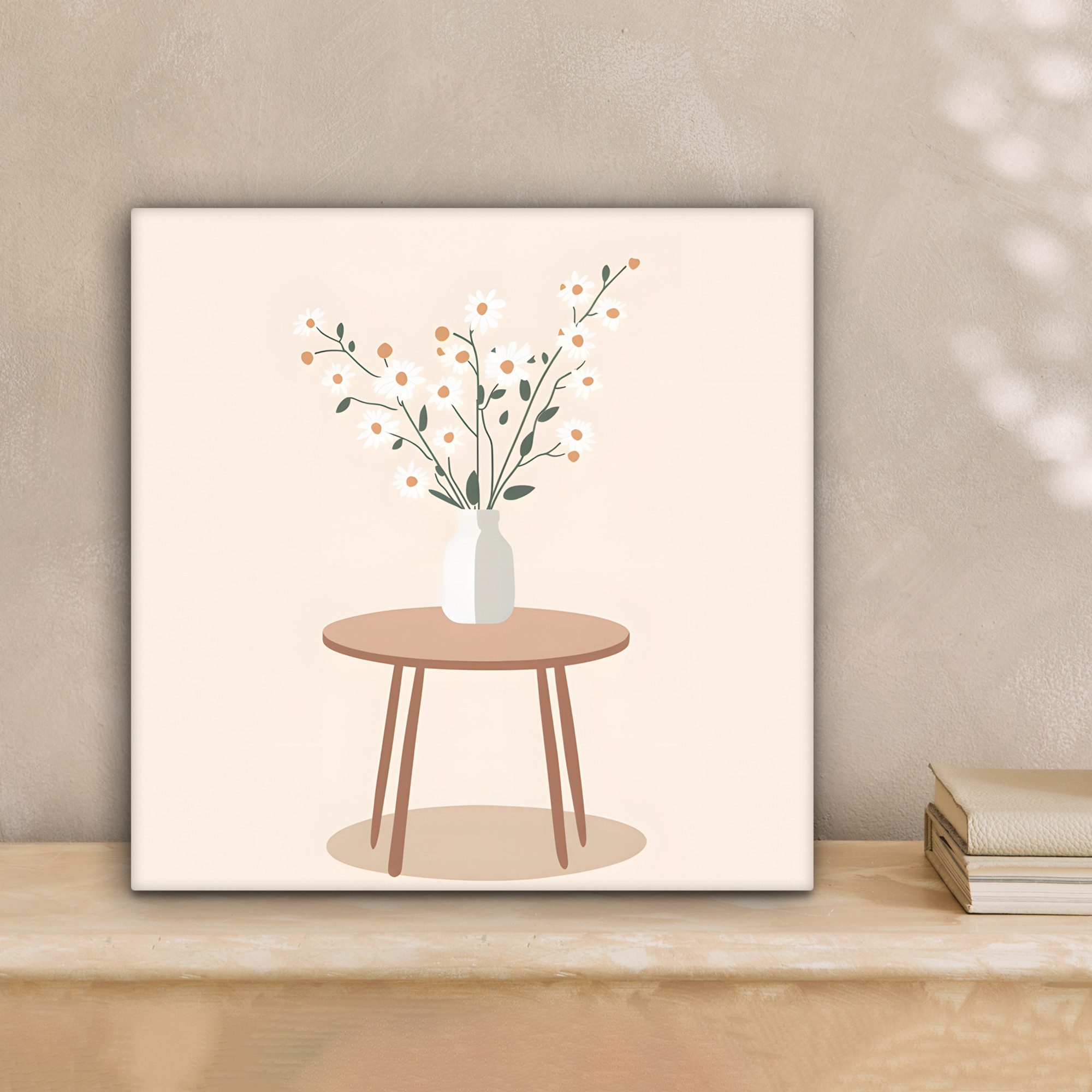 OneMillionCanvasses® Leinwandbild Vase - Blumen - günstig online kaufen