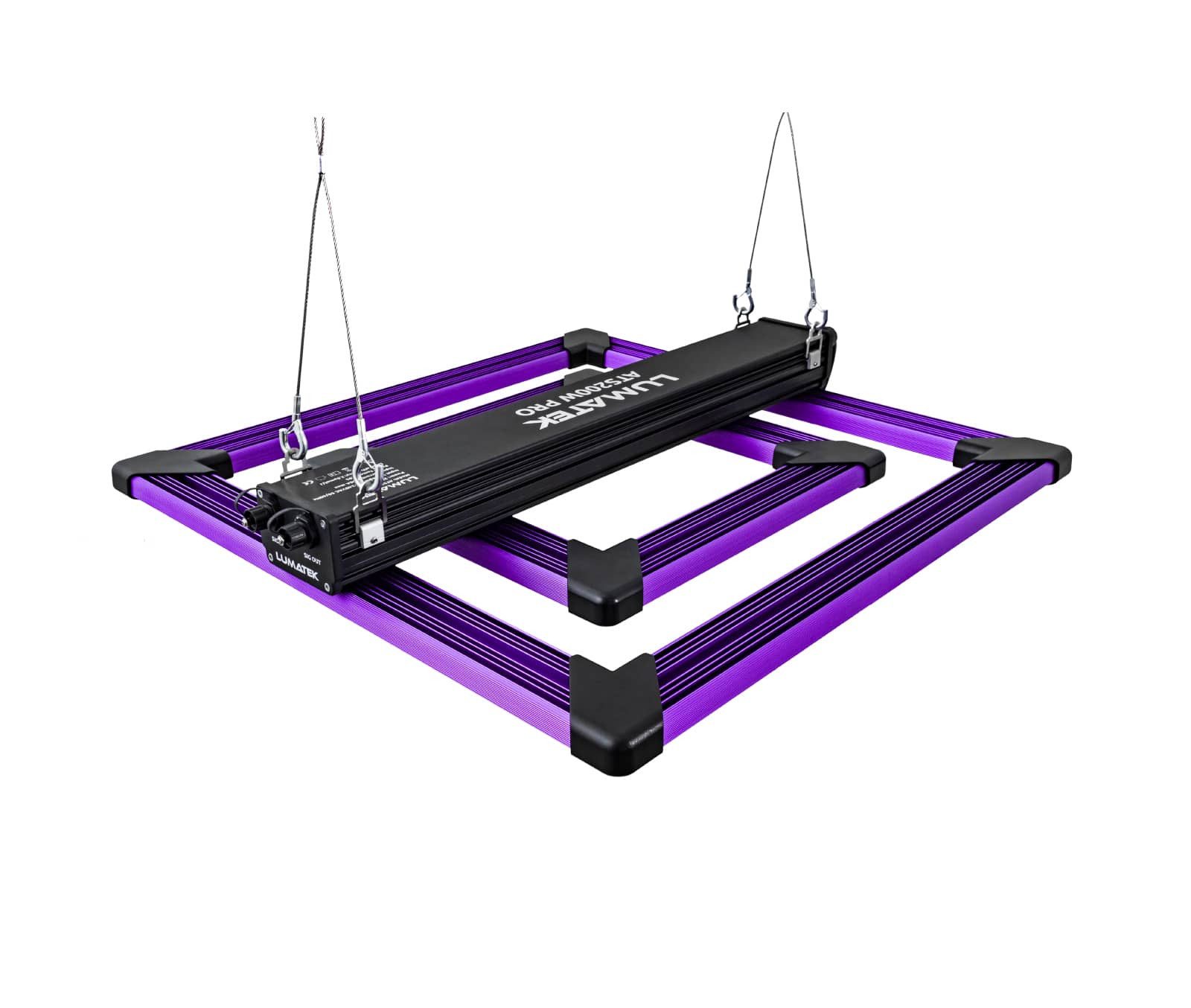 Lumatek Pflanzenlampe Lumatek ATTIS ATS200W PRO LED 2.5, LED fest integriert, Vollsptekrum, Dimmbar, passiv gekühlt, IP65, Clear Glue LED-Schutz