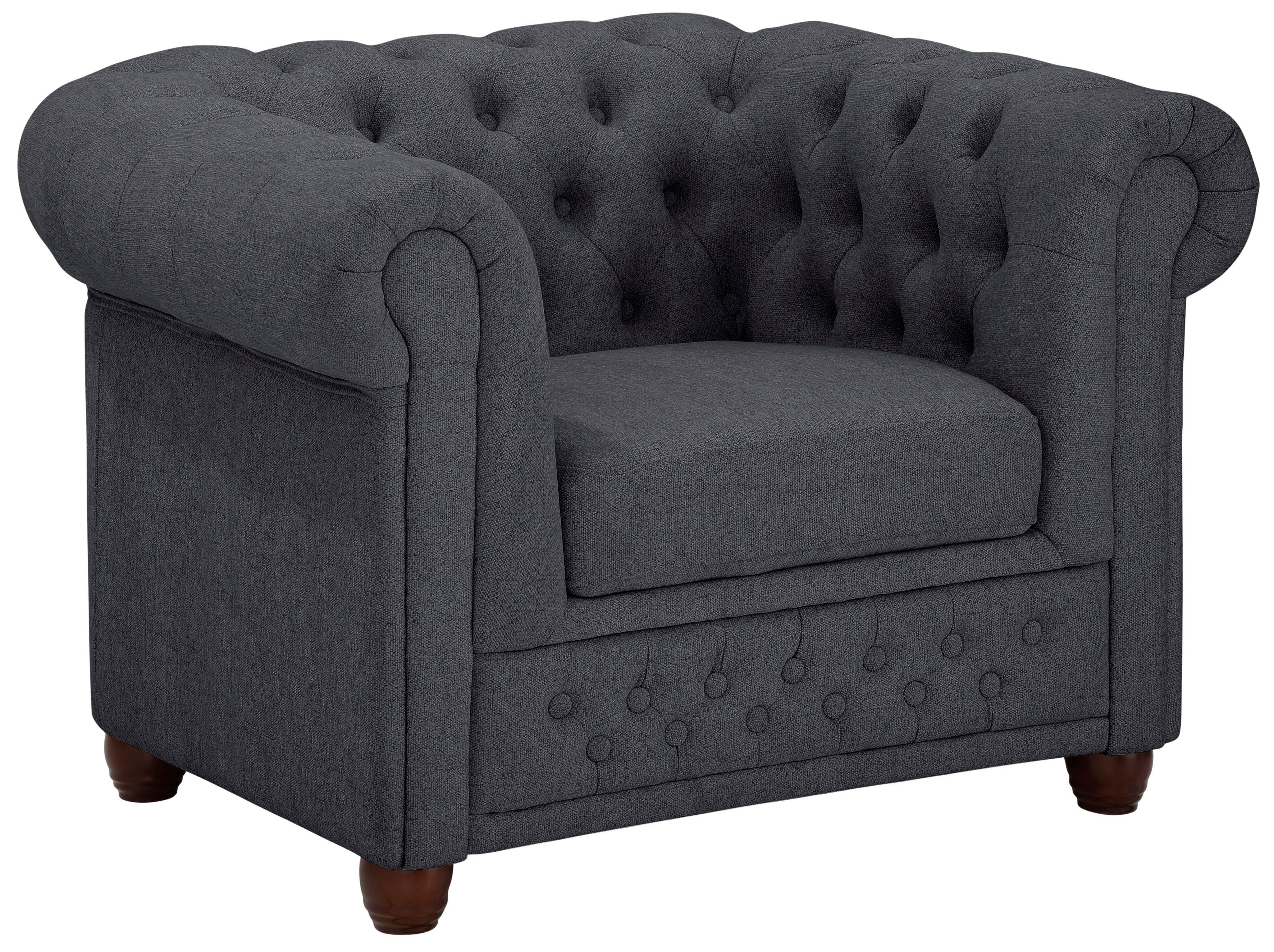 Home affaire Chesterfield-Sessel New Castle Sessel, günstig online kaufen