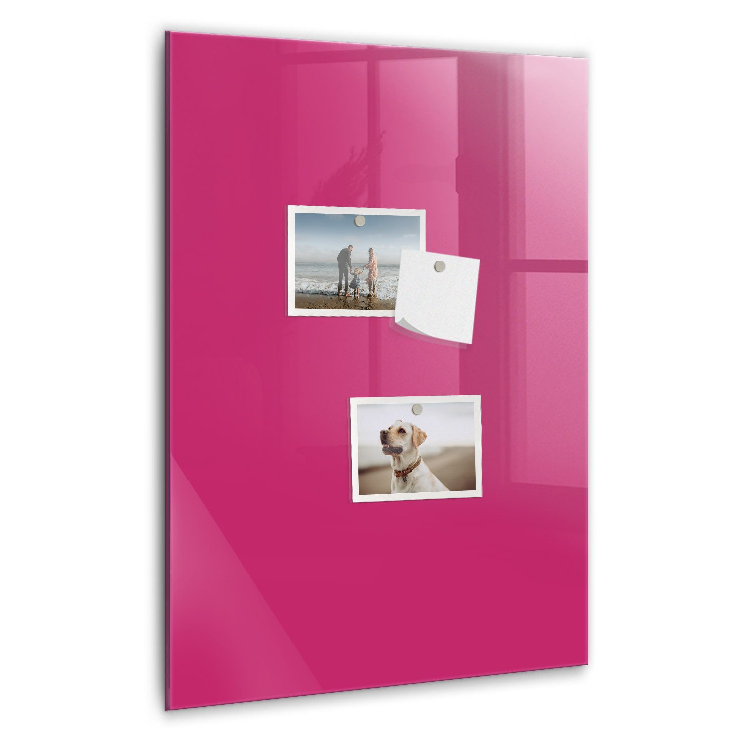 Tulup Magnettafel Glastafel mit Magneten Memoboard Gehärtetem Glas, Marker und Schwamm