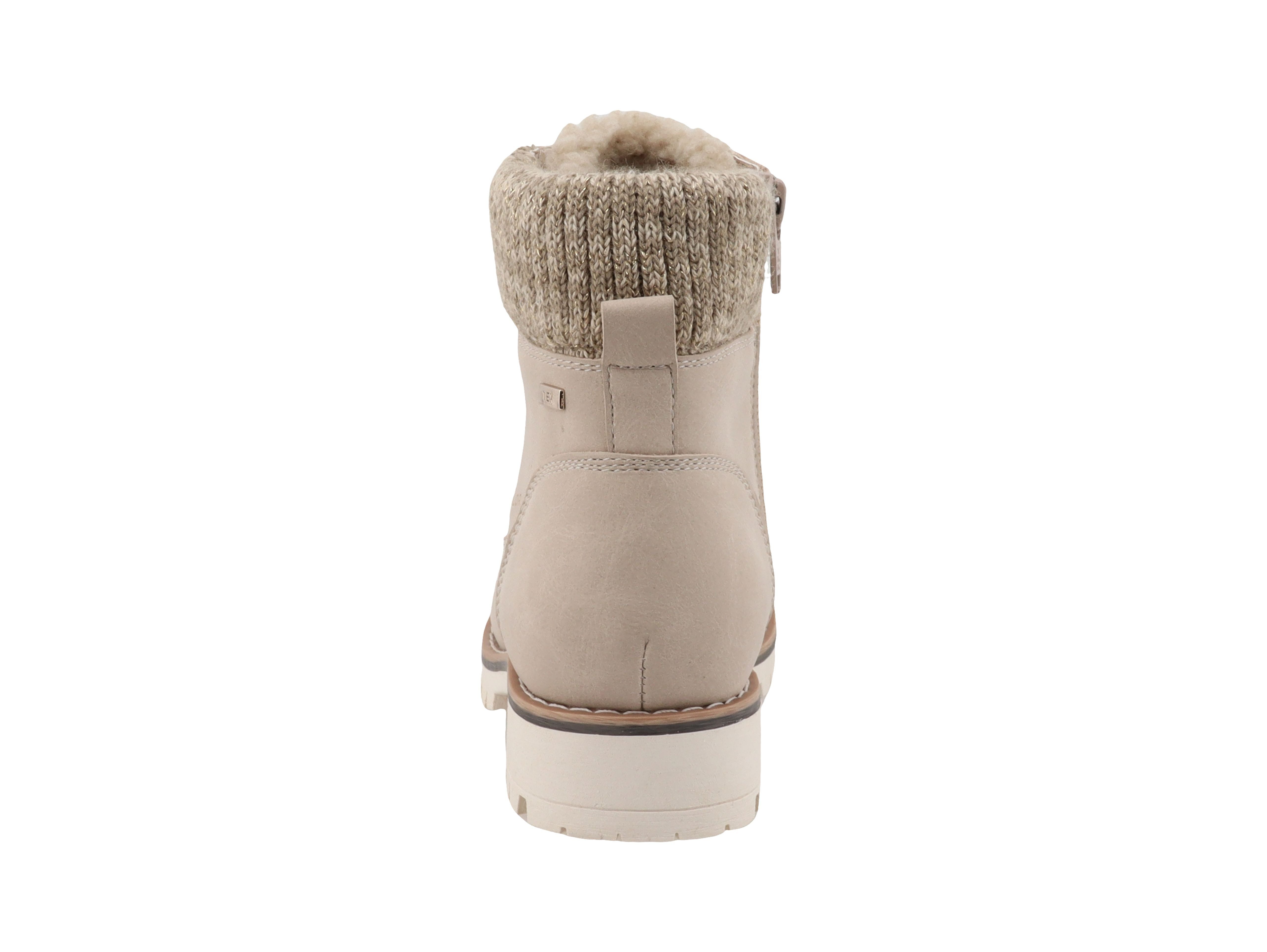 TOM TAILOR Winterboots, Blockabsatz, Schnürboots, Schnürstiefelette mit Innenreißverschluss