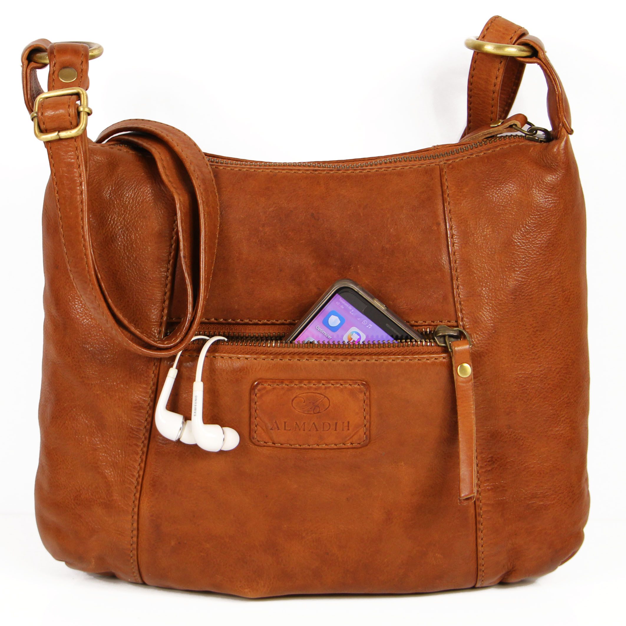 Umhängetasche Leder Damen GRACE Ledertasche Schultertasche Handtasche