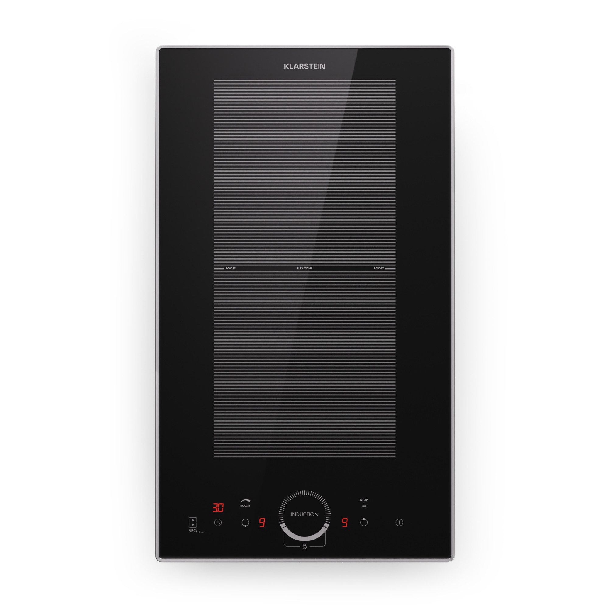 Klarstein Induktions-Kochfeld Delicatessa Domino Prime 10045582, Kochfelder Induktion Hob Einbau Flex 2 Zonen 3500 W