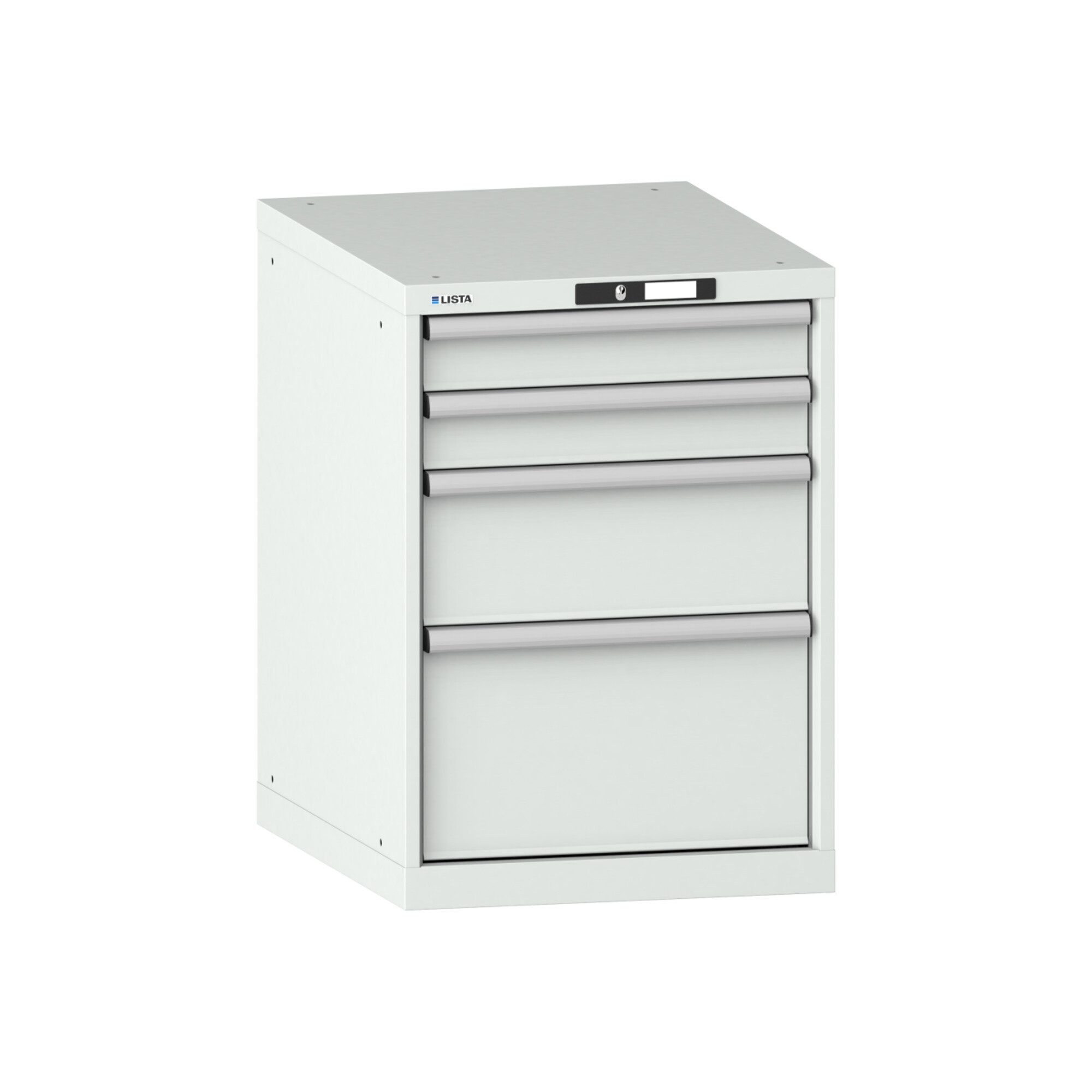 LISTA Werkzeugschrank Lista Schubladenschrank 27x36E (BxTxH) 564x725x800mm KEY Lock R7035