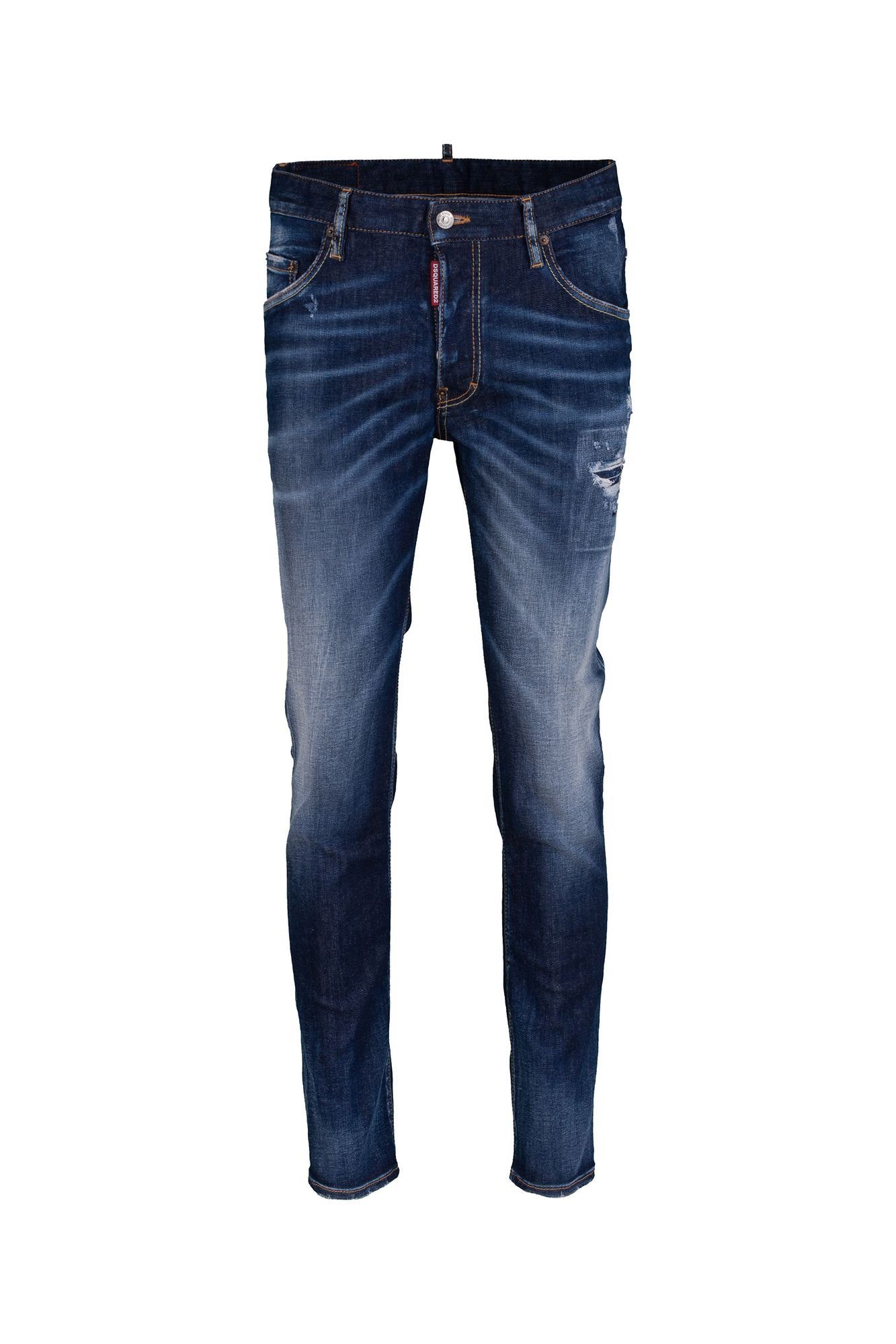 Jeans DSQUARD Ibiza Slim - Coupe Ajustée - Taille 32 - Denim 2 Couleurs - Modèle Rare Et Unique