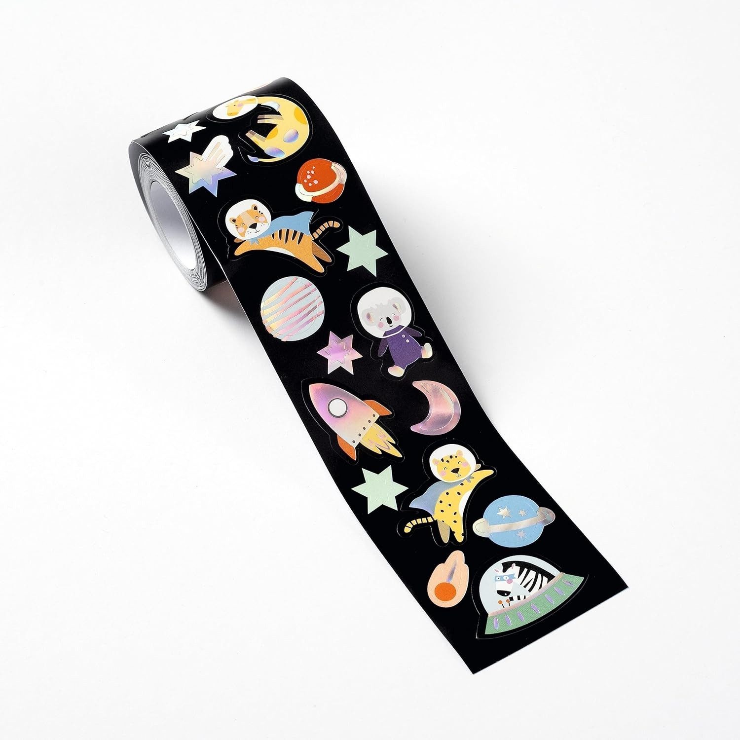 Thumbnail - Folia Sticker Stickerrolle SPACE SAFARI, Mitgebsel Sticker Set mit 320 Aufklebern, 4