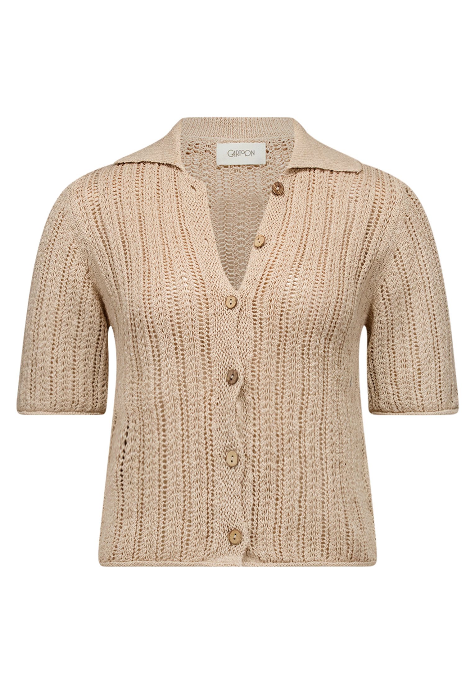 Cartoon Strickpullover Strickjacke Kurz 1/2 Arm