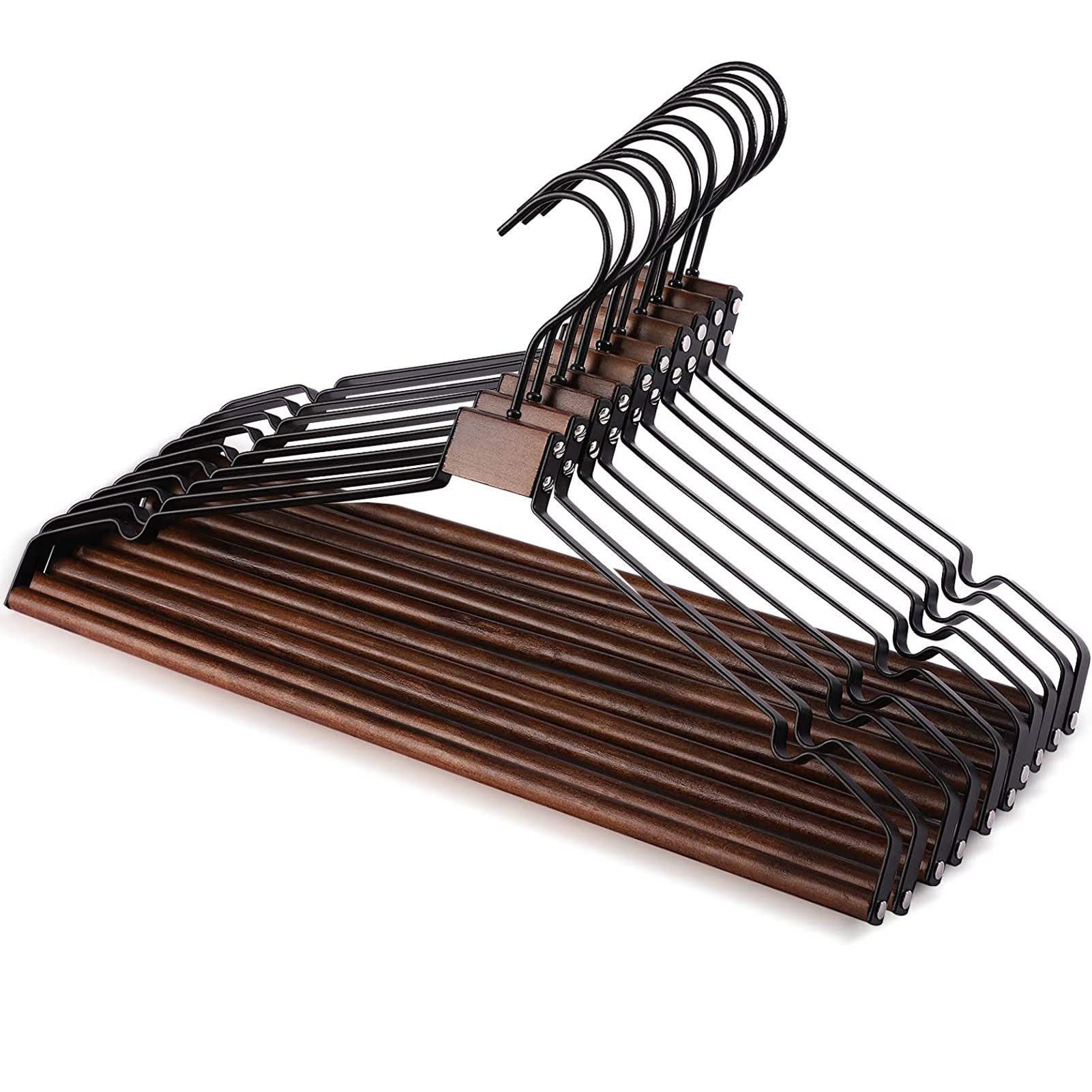 House Day Kleiderbügel aus Holz und Metall, rutschfest, (10-tlg), mit Einke günstig online kaufen