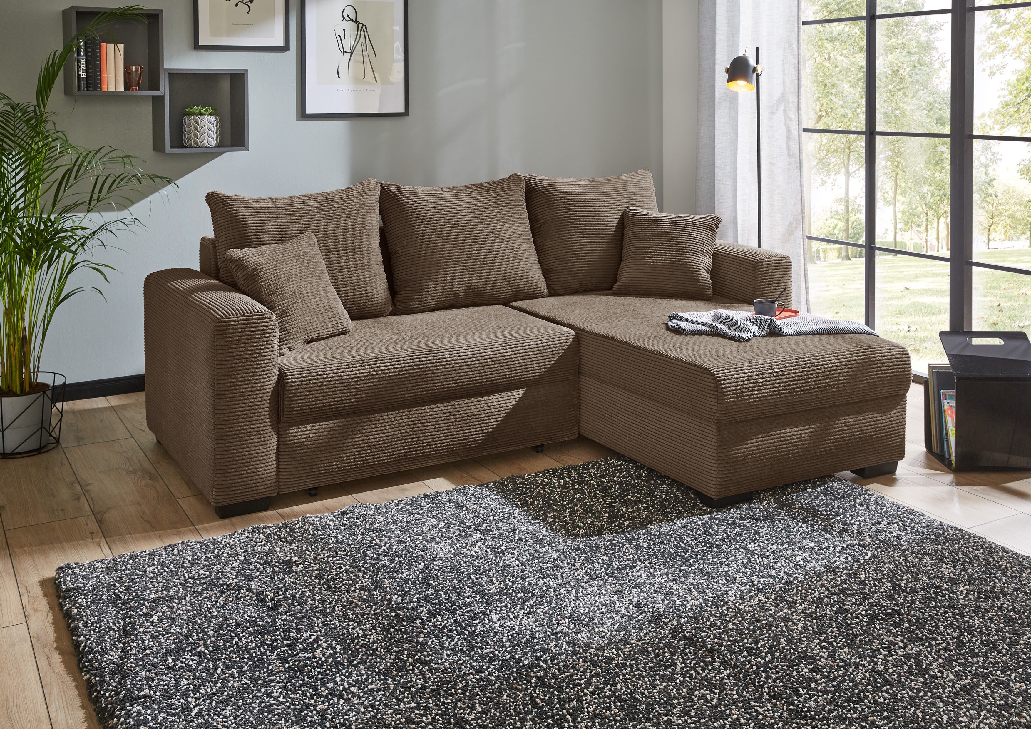 Jockenhöfer Gruppe Ecksofa "Elmau", inklusive Bettfunktion, Bettkasten, Ott günstig online kaufen