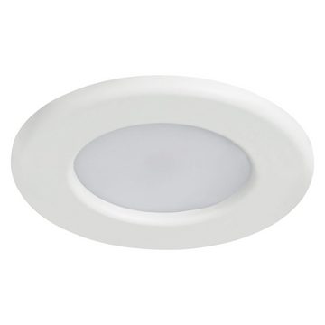 SEBSON LED Einbaustrahler LED Einbaustrahler 230V IP44, 5W 400lm warmweiß, integrierter Treiber