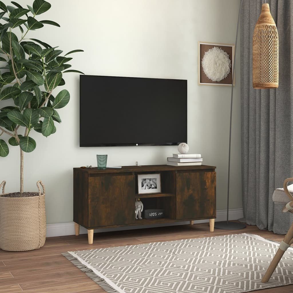 vidaXL TV-Board in Räuchereiche (LxBxH: 103,5x35x50 cm)