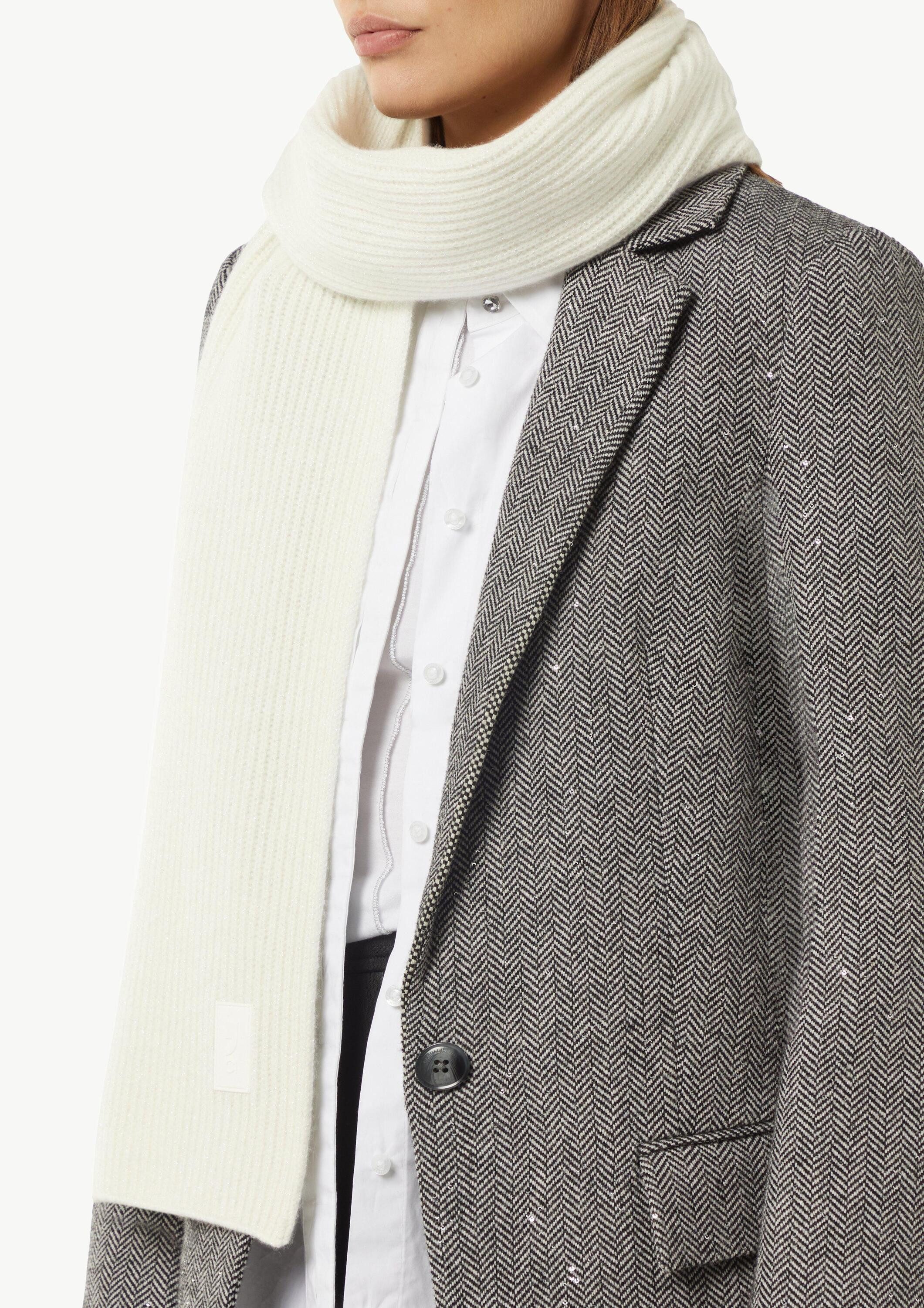 comma Schal Tuch, Strickschal mit Glitzergarn günstig online kaufen