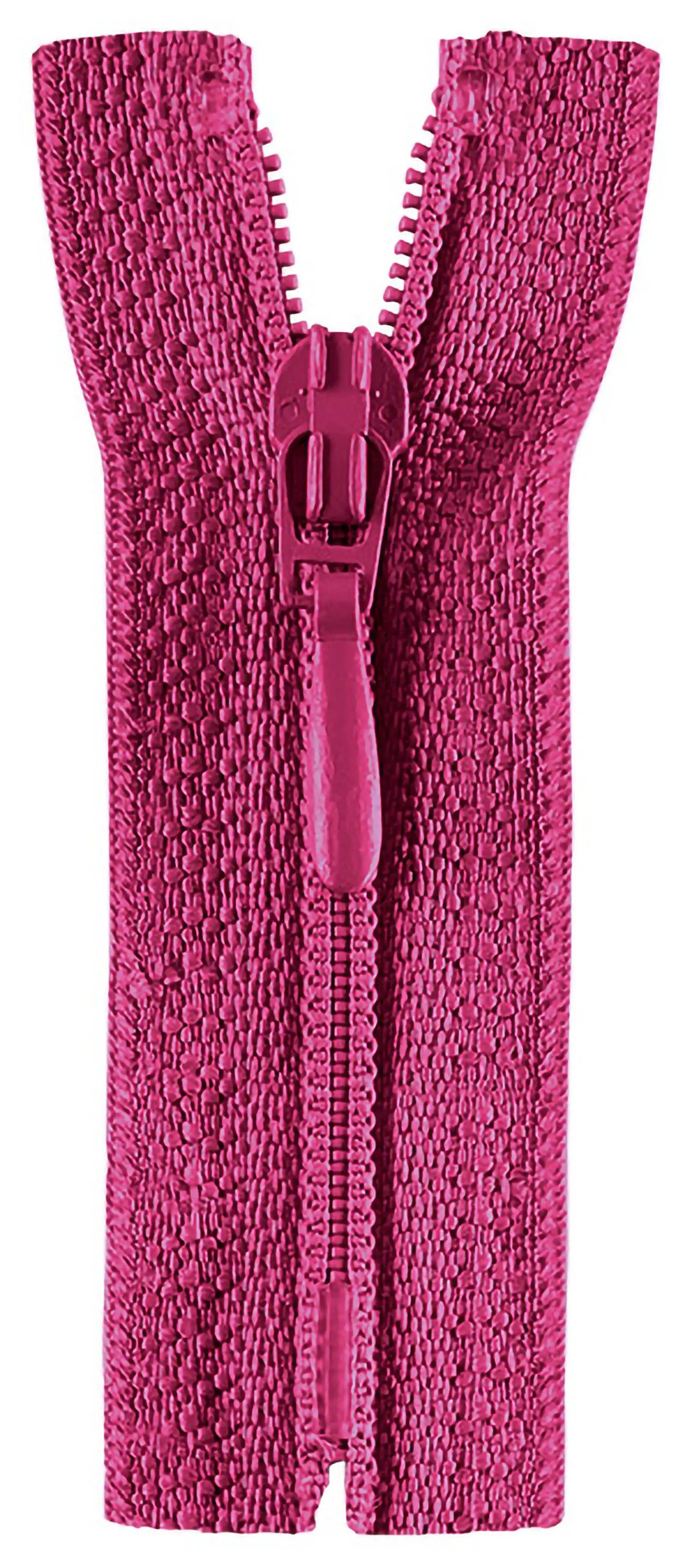 Stofferia Reißverschluss Reißverschluss Opti Tropfen 60 cm Pink, Meterware