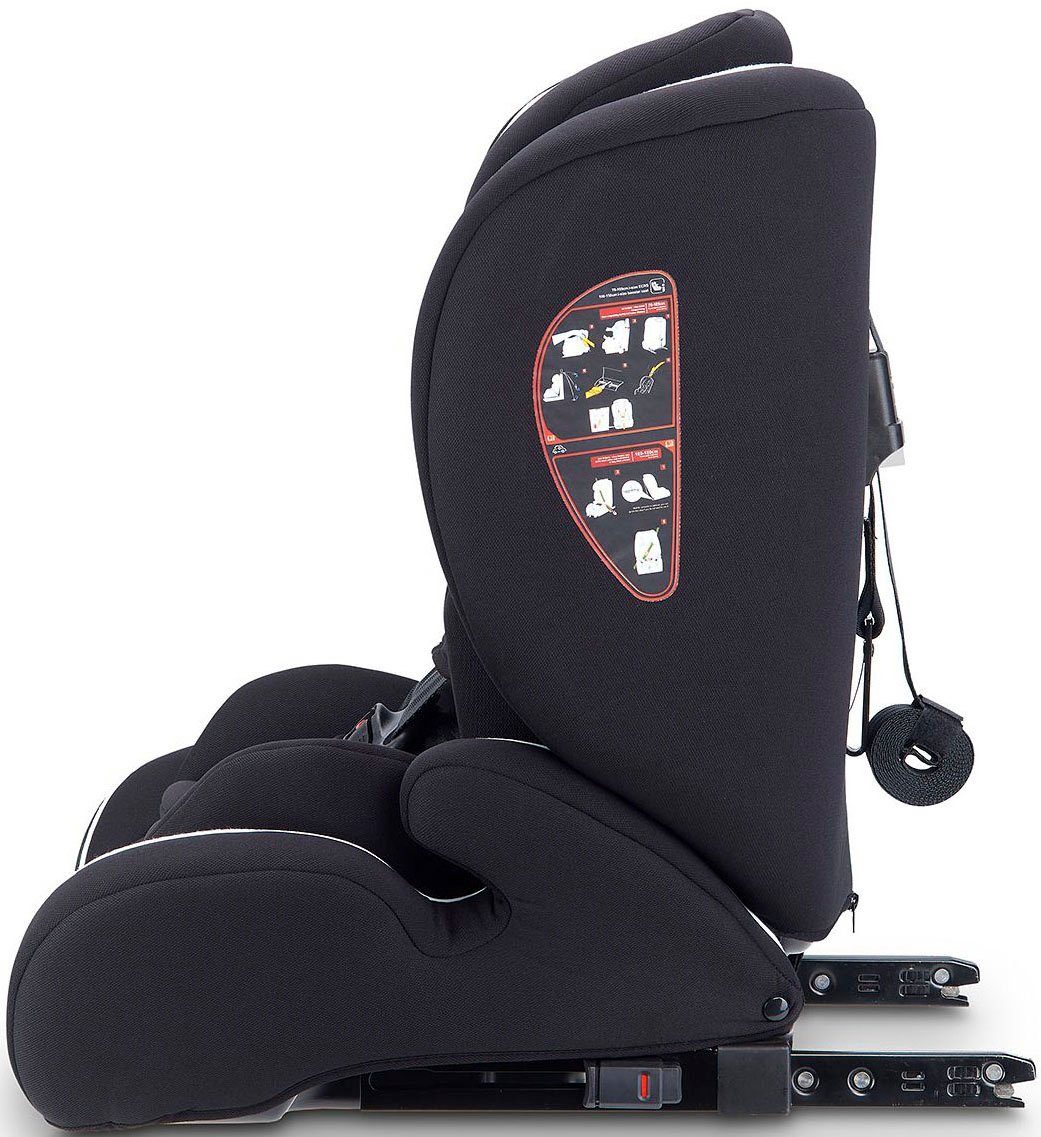 BabyGo Autokindersitz FreeFix Isize, ab: 76 cm, bis: 150 cm, für Körpergröße von 76-150 cm