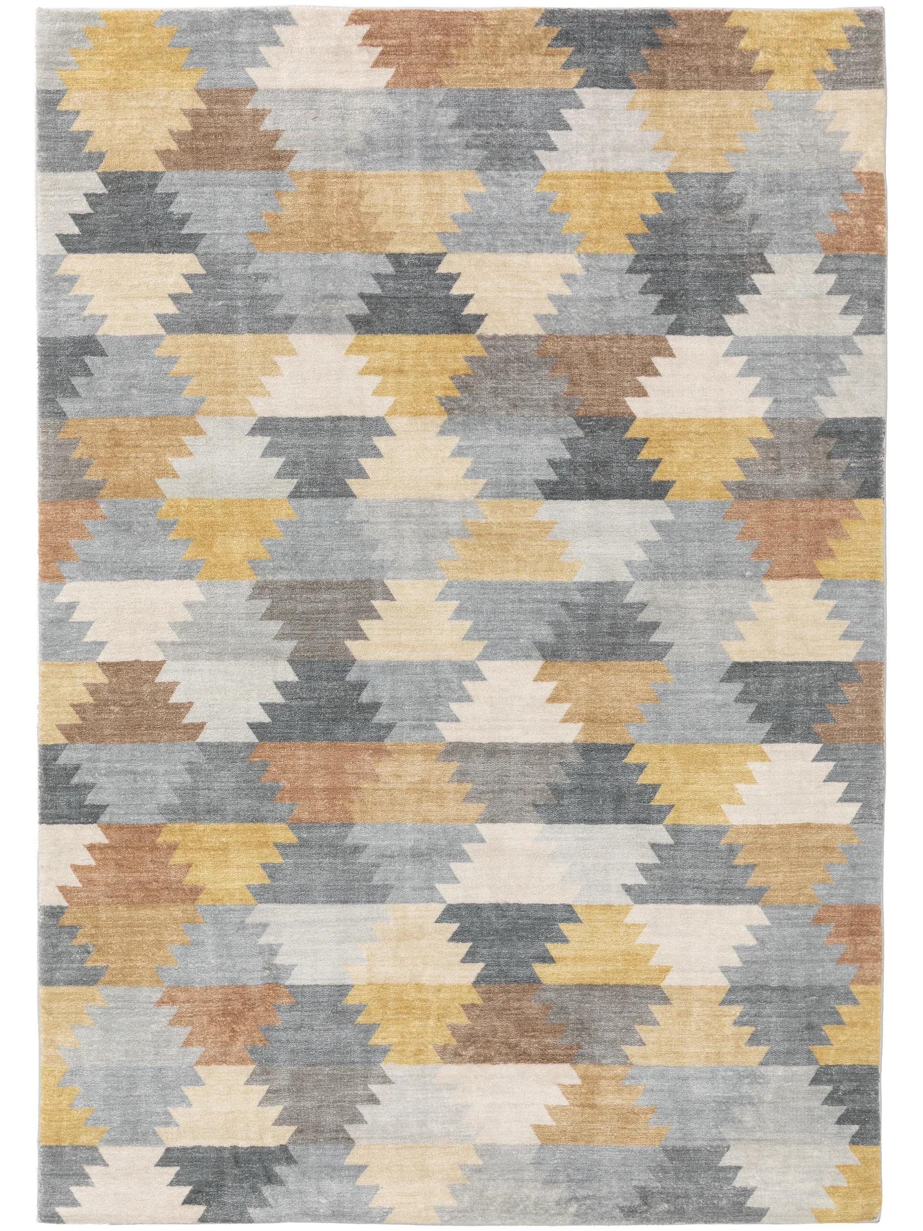 benuta Teppich Mara, rechteckig, Höhe: 6 mm, Kunstfaser, Berber, Ethno-Style, Wohnzimmer