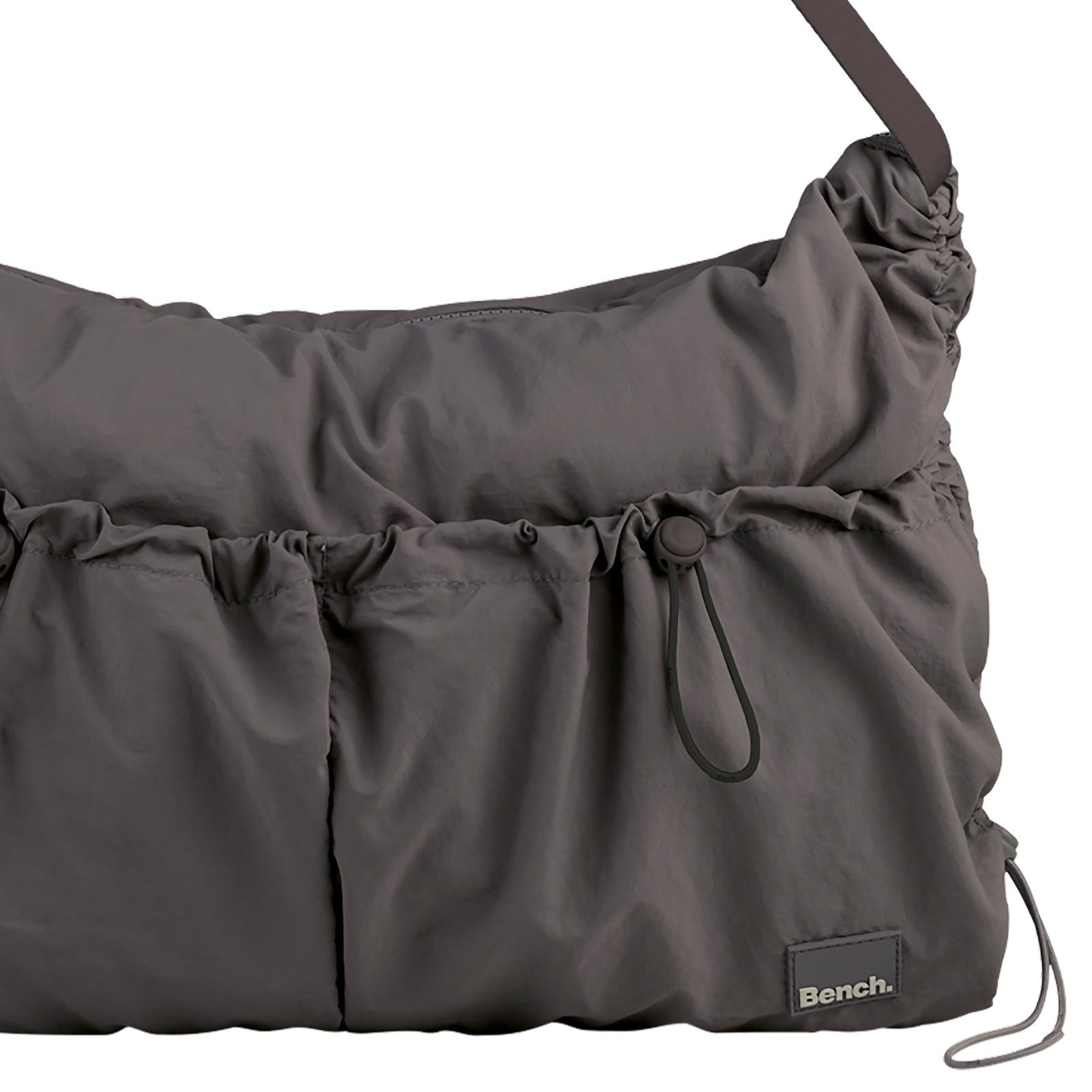 Bench. Umhängetasche Bench Umhängetasche Nylon washed grau (Umhängetasche), Damen Umhängetasche Nylon, washed, grau ca. 54cm x ca. 10cm