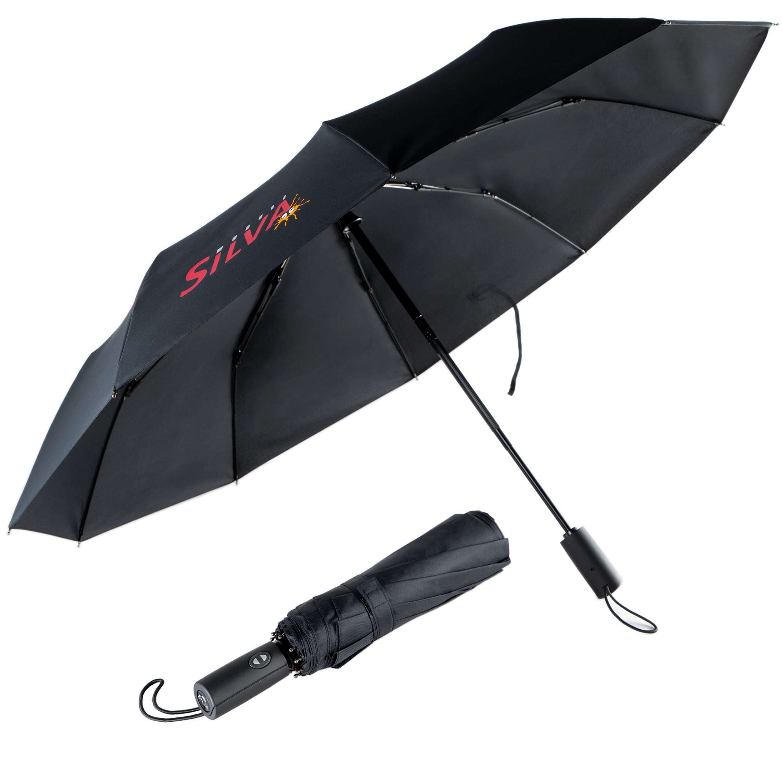 Silva Haus & Garten Taschenregenschirm Silva Regenschirm, windfester und  stabiler Taschenschirm, Ultraleicht