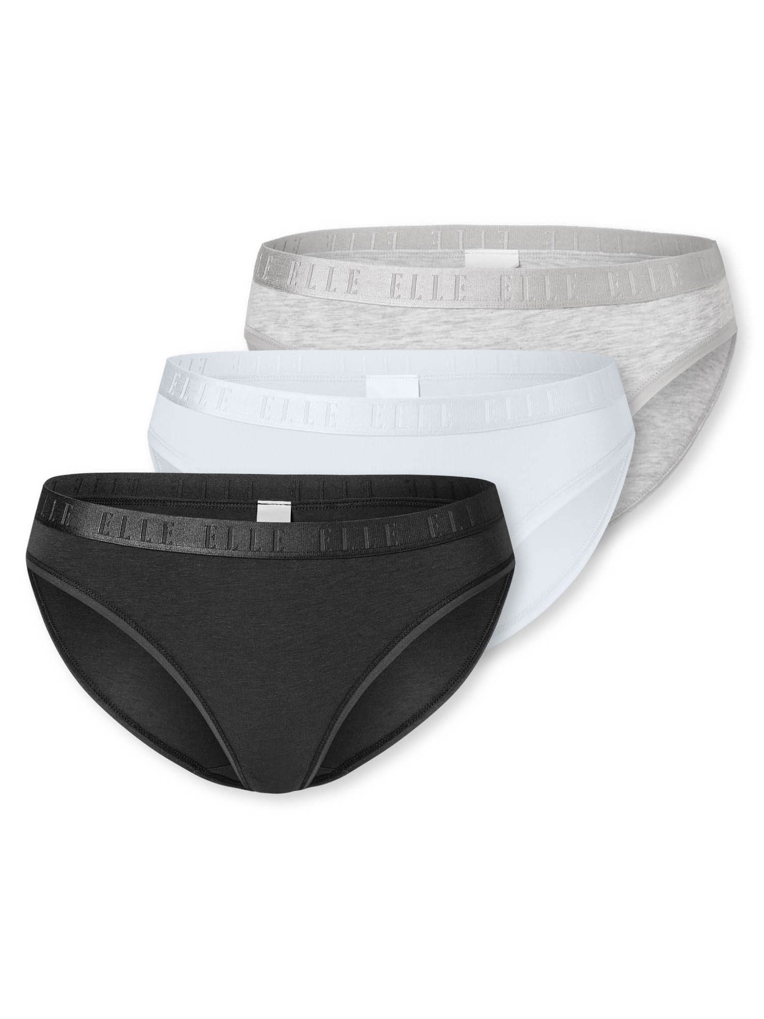 Elle Slip Bikini Brief - ELLE SUPER SOFT (3-St) unterhose unterwäsche basic