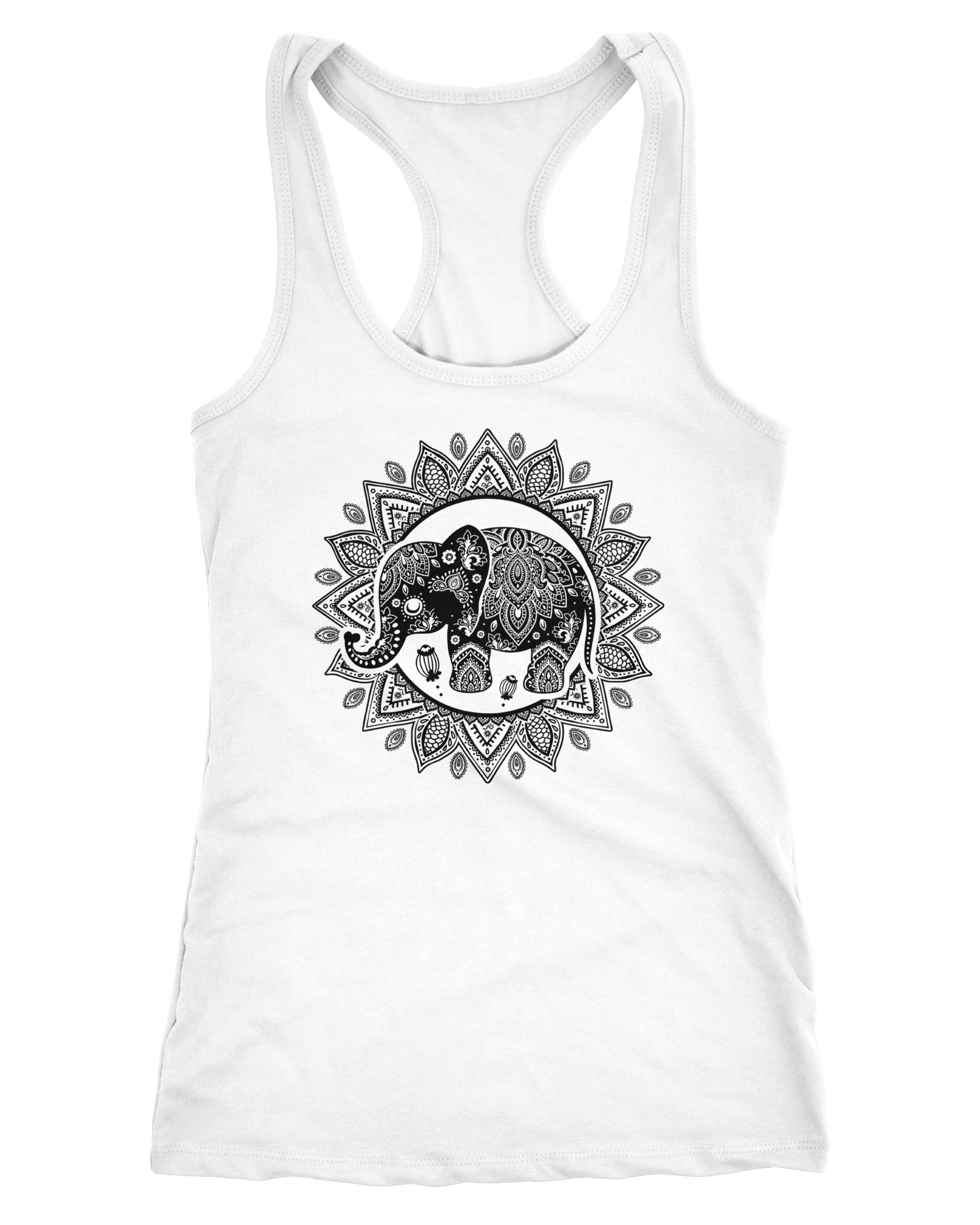 Neverless Tanktop Damen Tank-Top Elefant Mandala günstig online kaufen