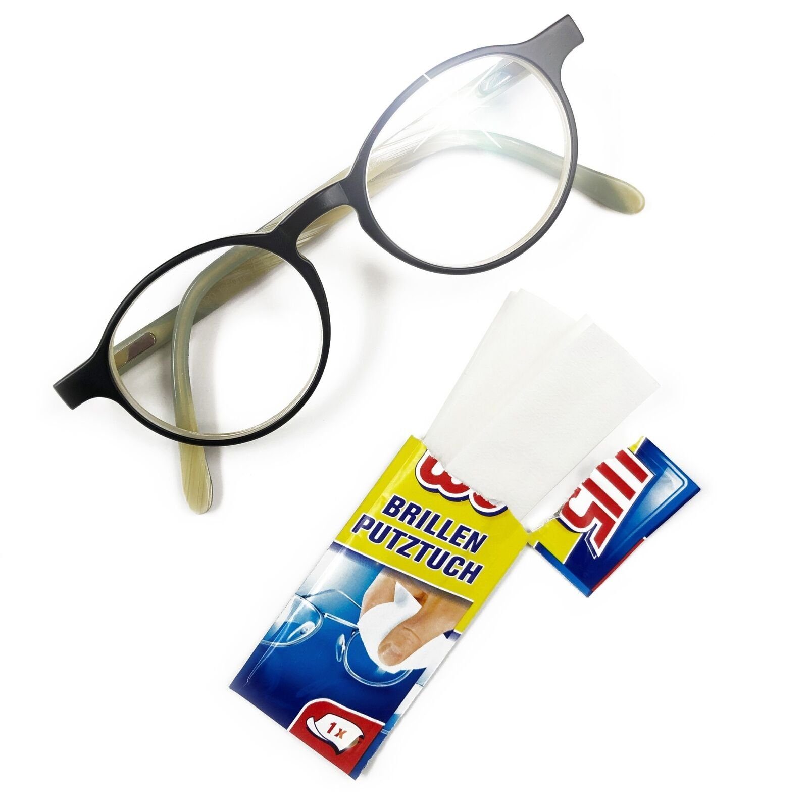W5 100x W5 Brillenputztücher Reinigungstuch (100-tlg)