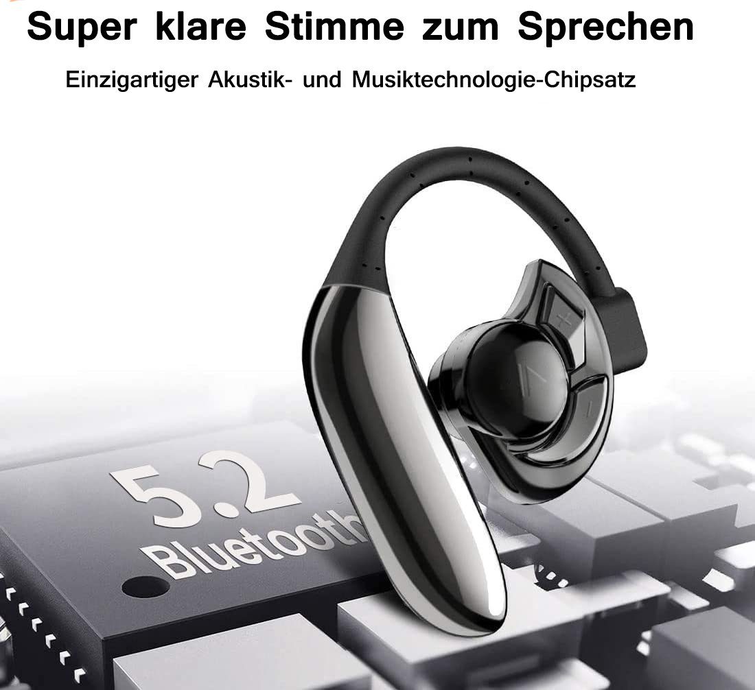 In-Ear-Kopfhörer V5.3,Freisprecheinrichtung Mikrofon Bluetooth-Headset Jormftte mit