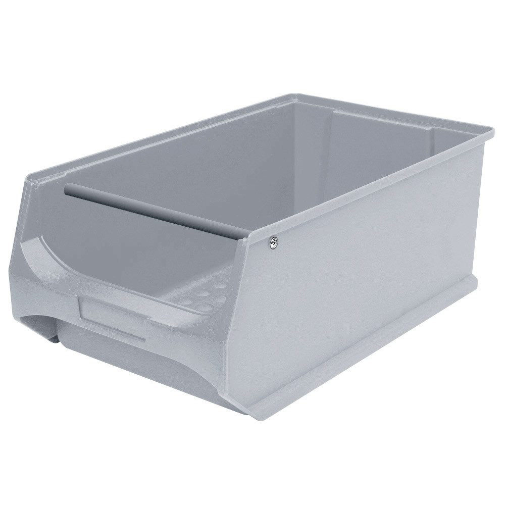 Kleinteilemagazin 8x Sichtstapelbox "PROFI" mit Griffstange, LxBxH 500x300x200 mm