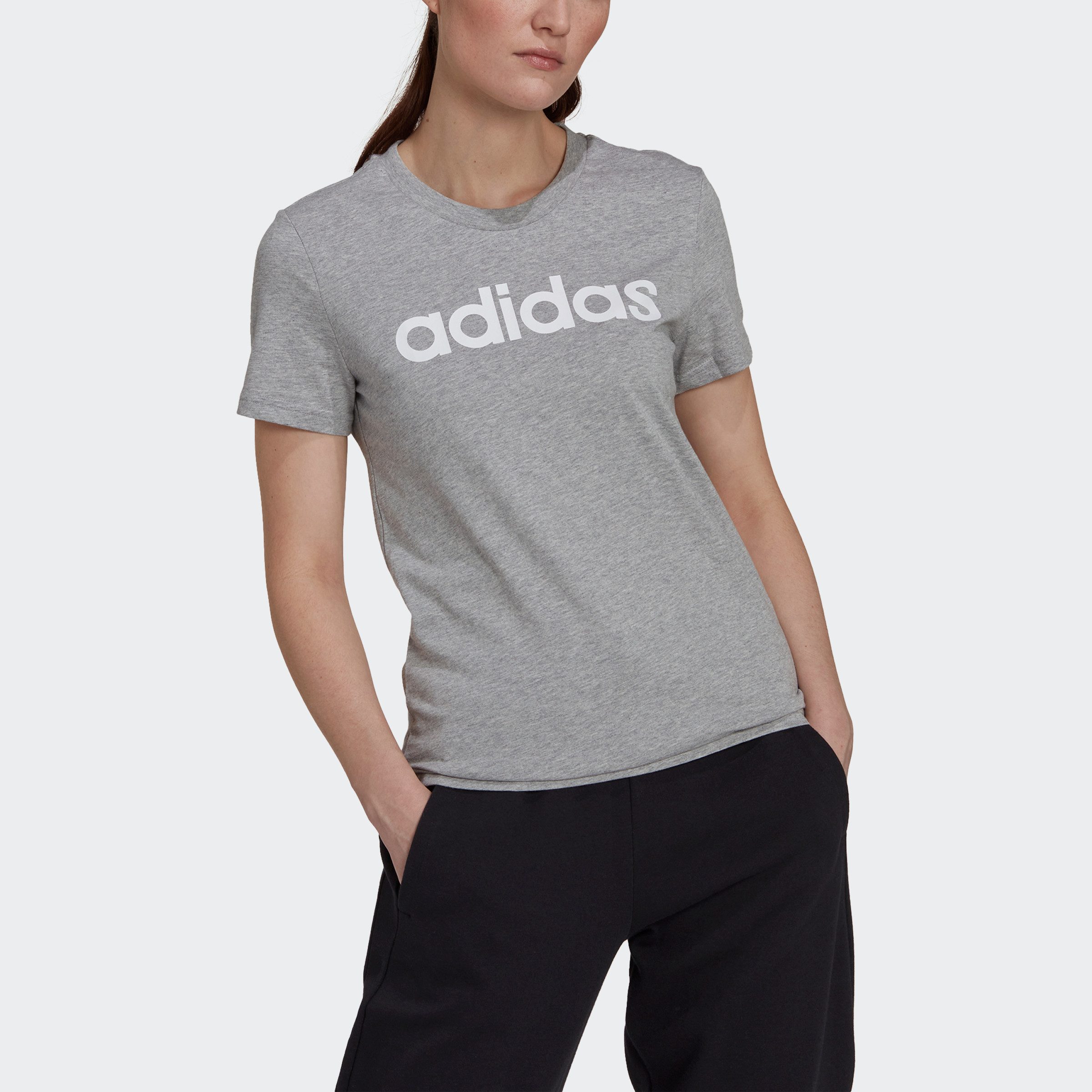 adidas Sportswear T-Shirt LOUNGEWEAR ESSENTIALS SLIM LOGO