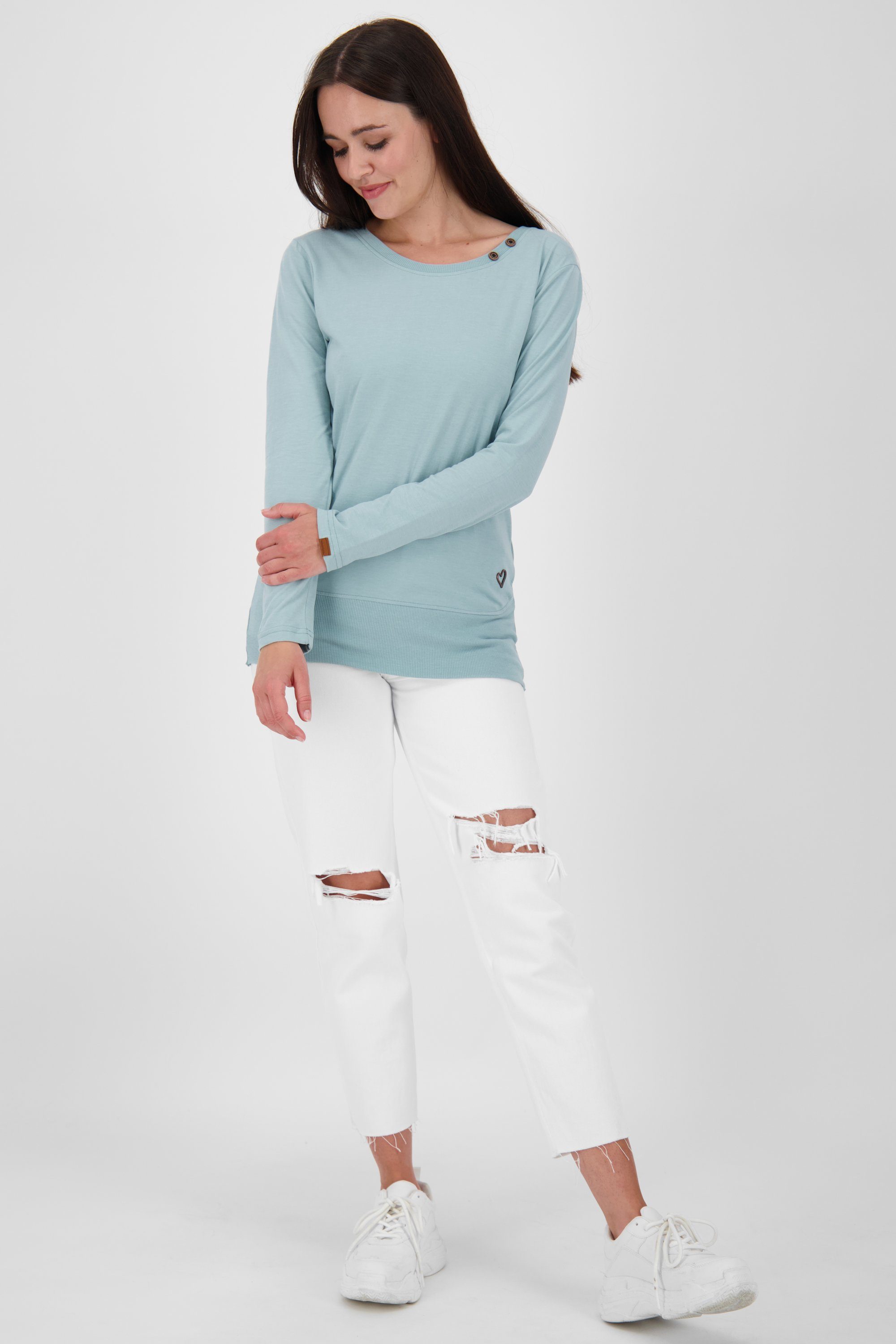 Alife Damen Langarmshirt Langarmshirt & CocoAK Longsleeve Long Kickin ice A