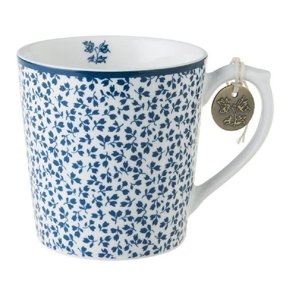 LAURA ASHLEY Tasse Henkelbecher Blueprint Floris (Groß)