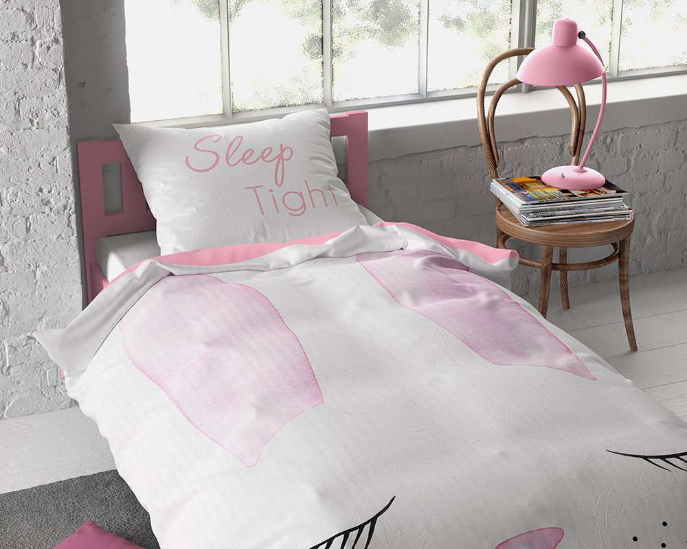 Sitheim-Europe Kinderbettwäsche CUTE BUNNY Bettbezug +Kissenbezüge, Baumwol günstig online kaufen