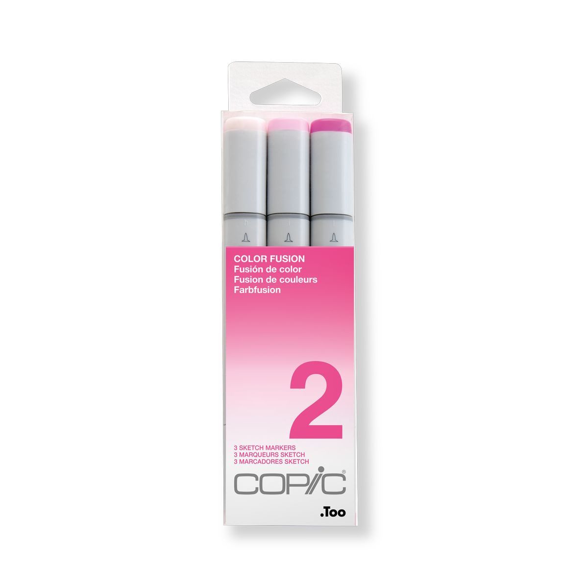 COPIC Copic Pinselmarker Set Sketch Color Fusion 2 3 Stück
