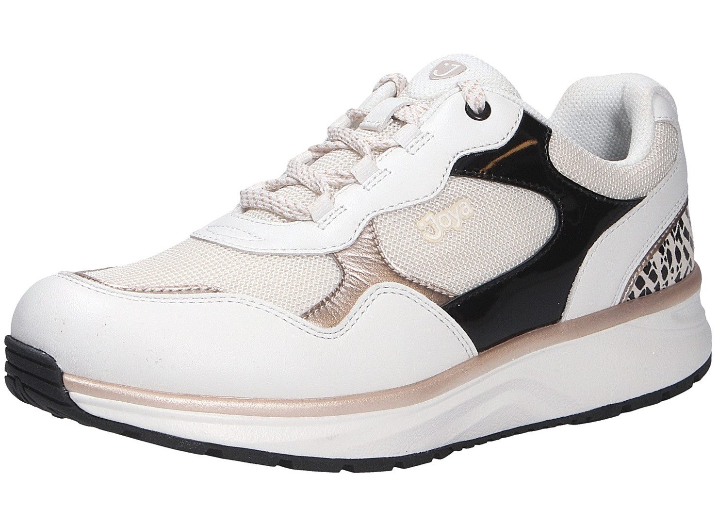 Joya Joya Damen Schnürschuh TINA III WHITE/GOLD weiß Schnürschuh