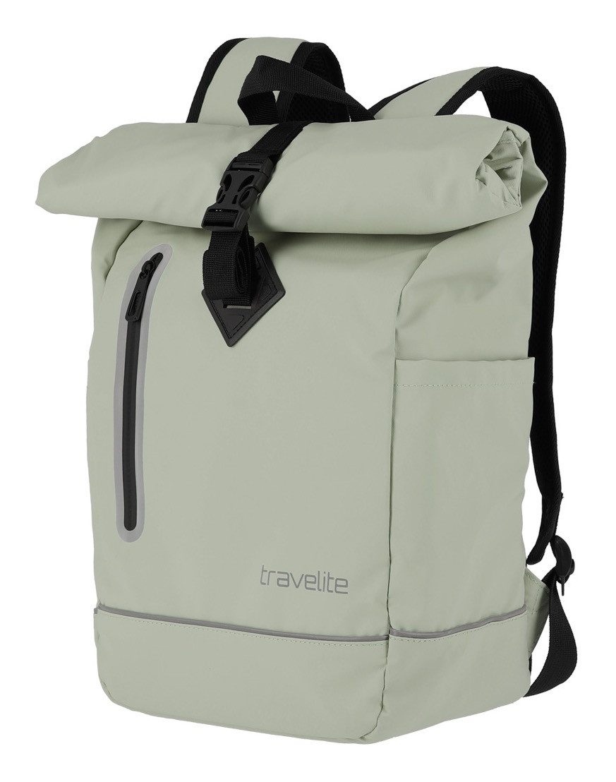 travelite Freizeitrucksack BASICS Roll-Up Rucksack Plane, Wanderrucksack Reiserucksack Streetpack Arbeitsrucksack