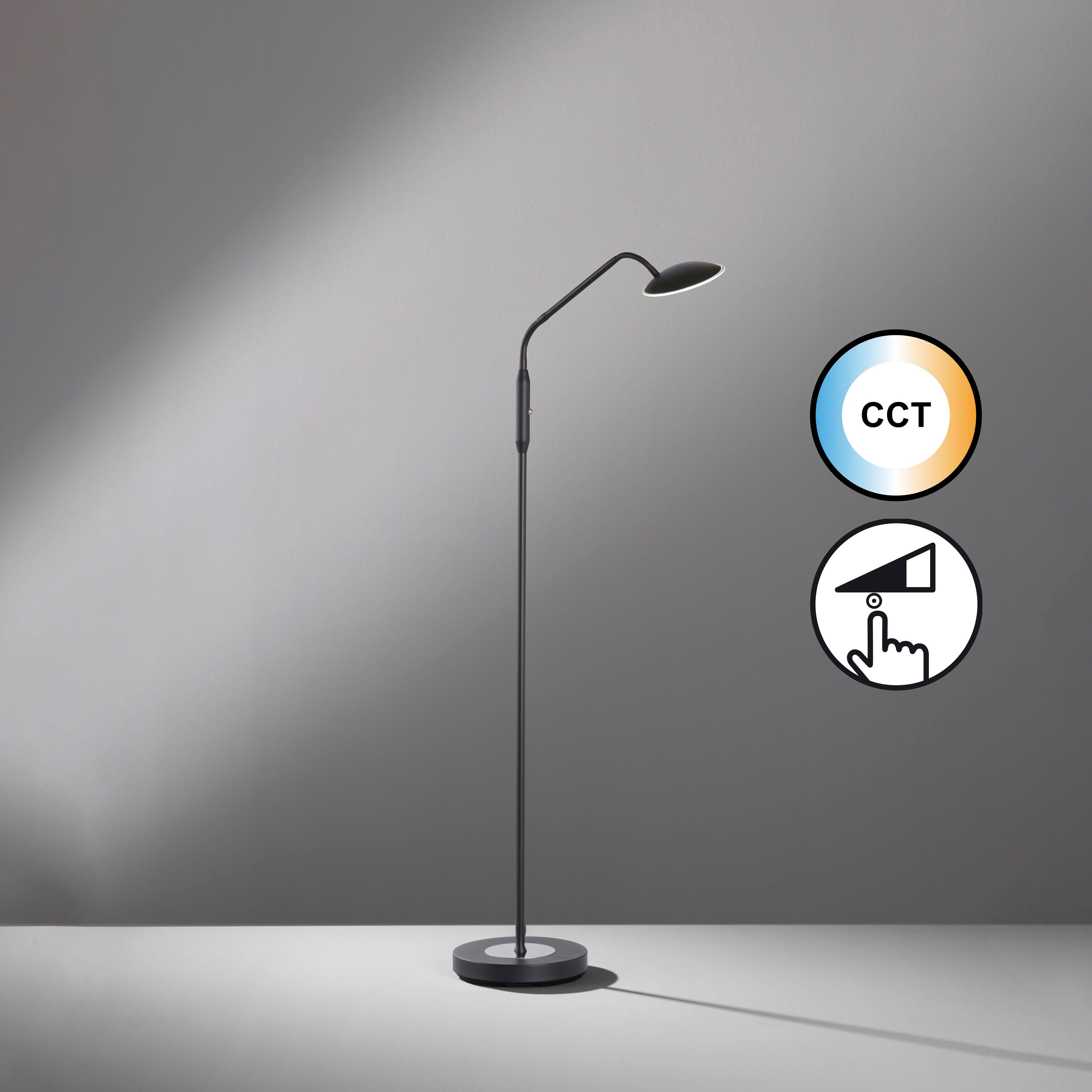 FISCHER & HONSEL Stehlampe Tallri, LED fest integriert, langlebige LED, dimmbar
