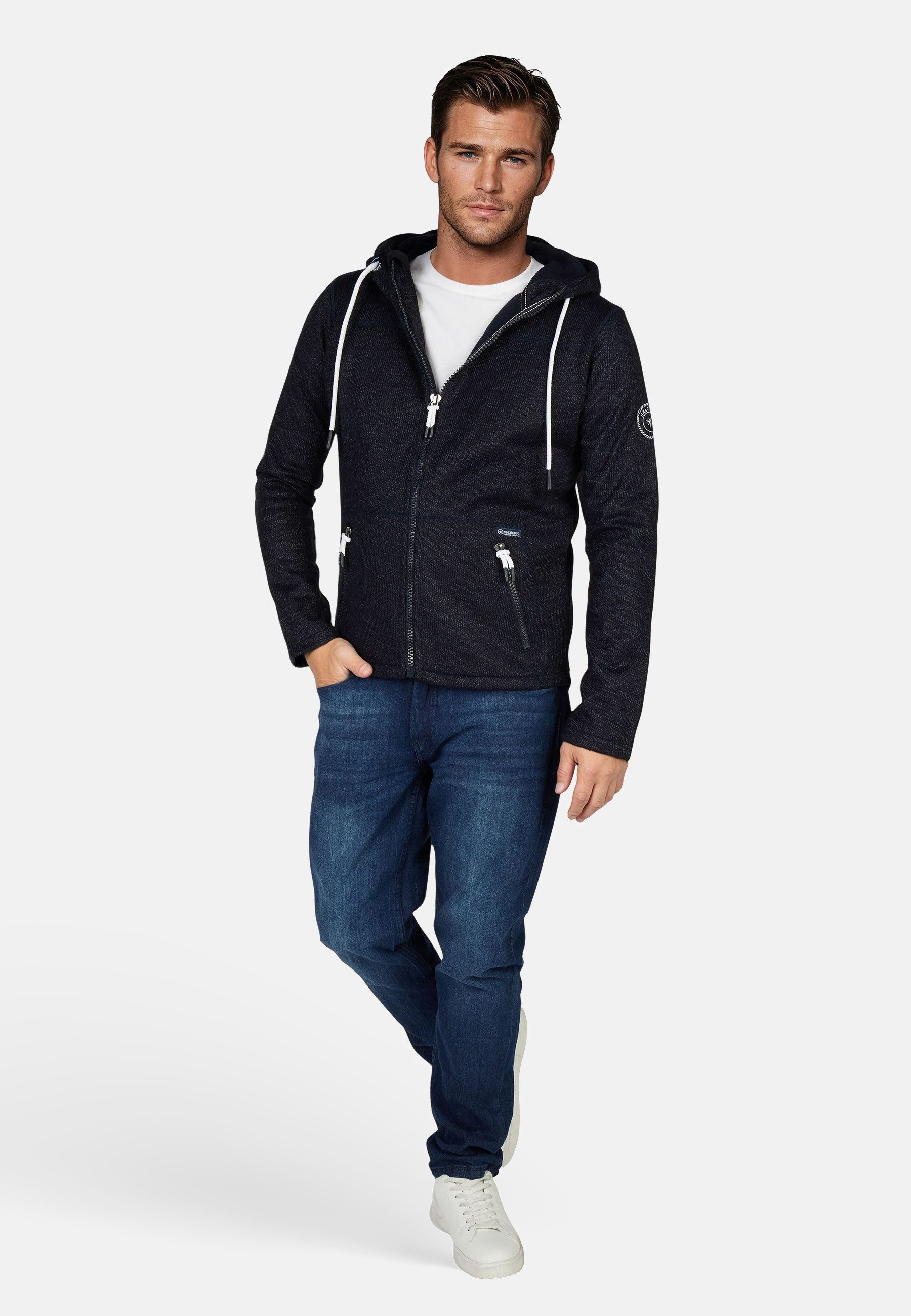 salzhaut Fleecejacke HELGE Herren normale Passform günstig online kaufen