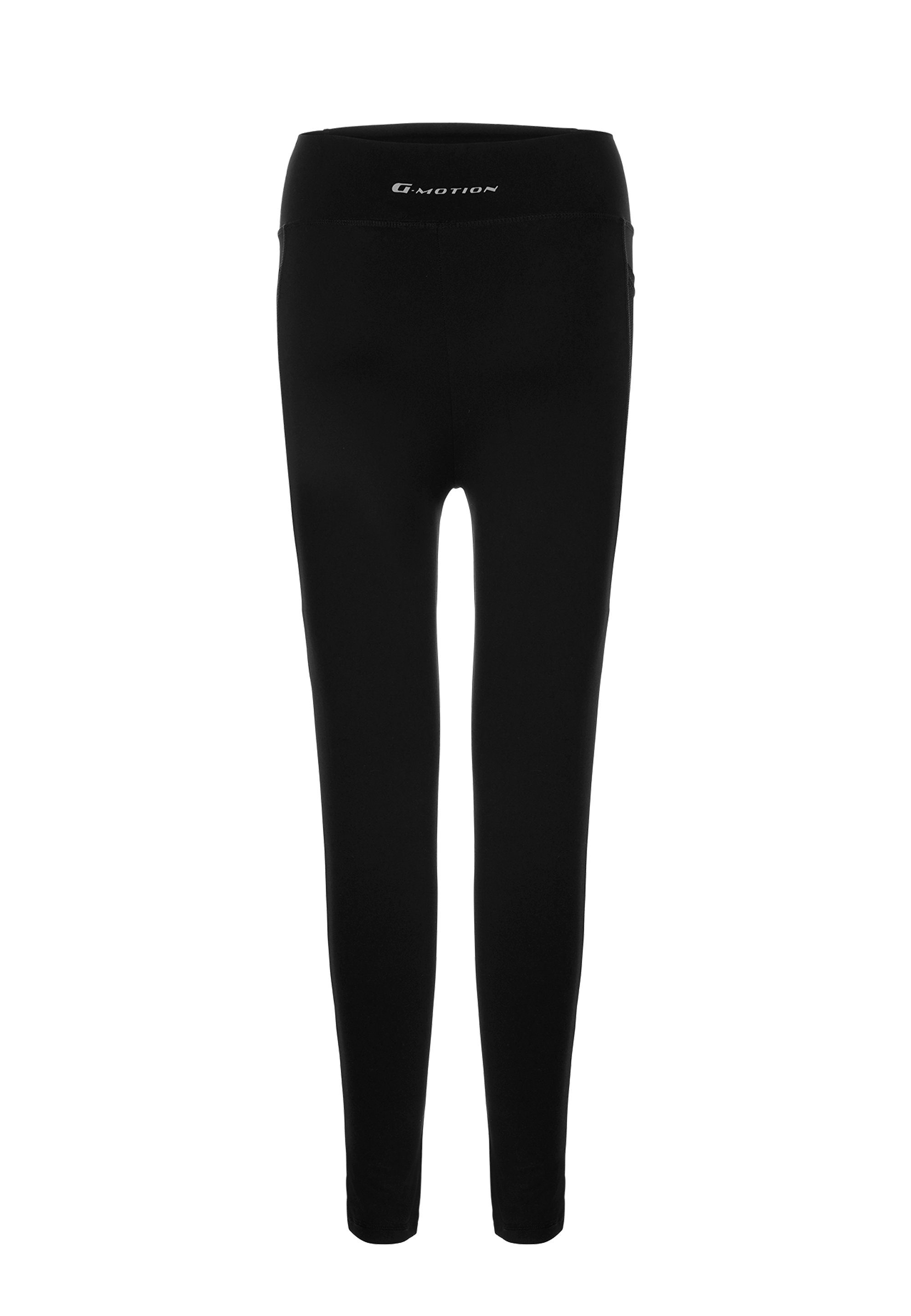 Dehnbund schwarz G GIORDANO mit hohem Motion Leggings