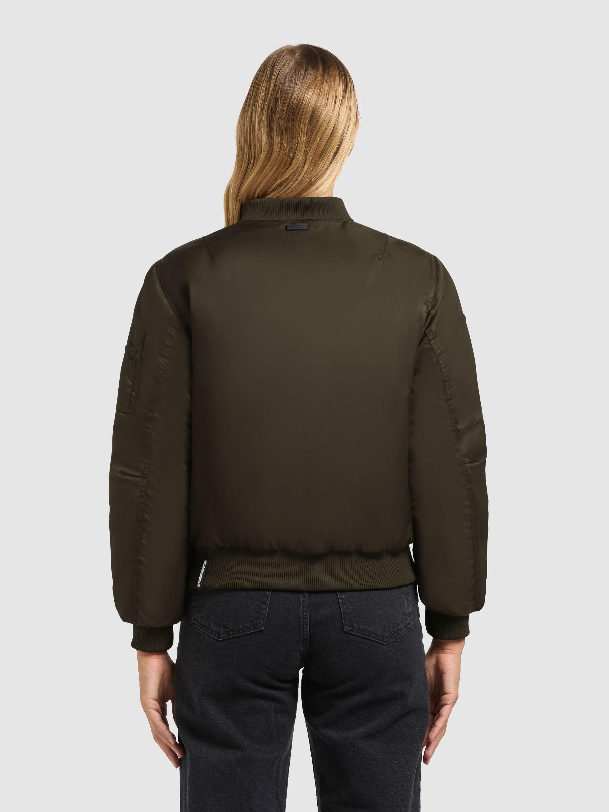 khujo Bomberjacke Kasia Modische kurze Damen Winterjacke
