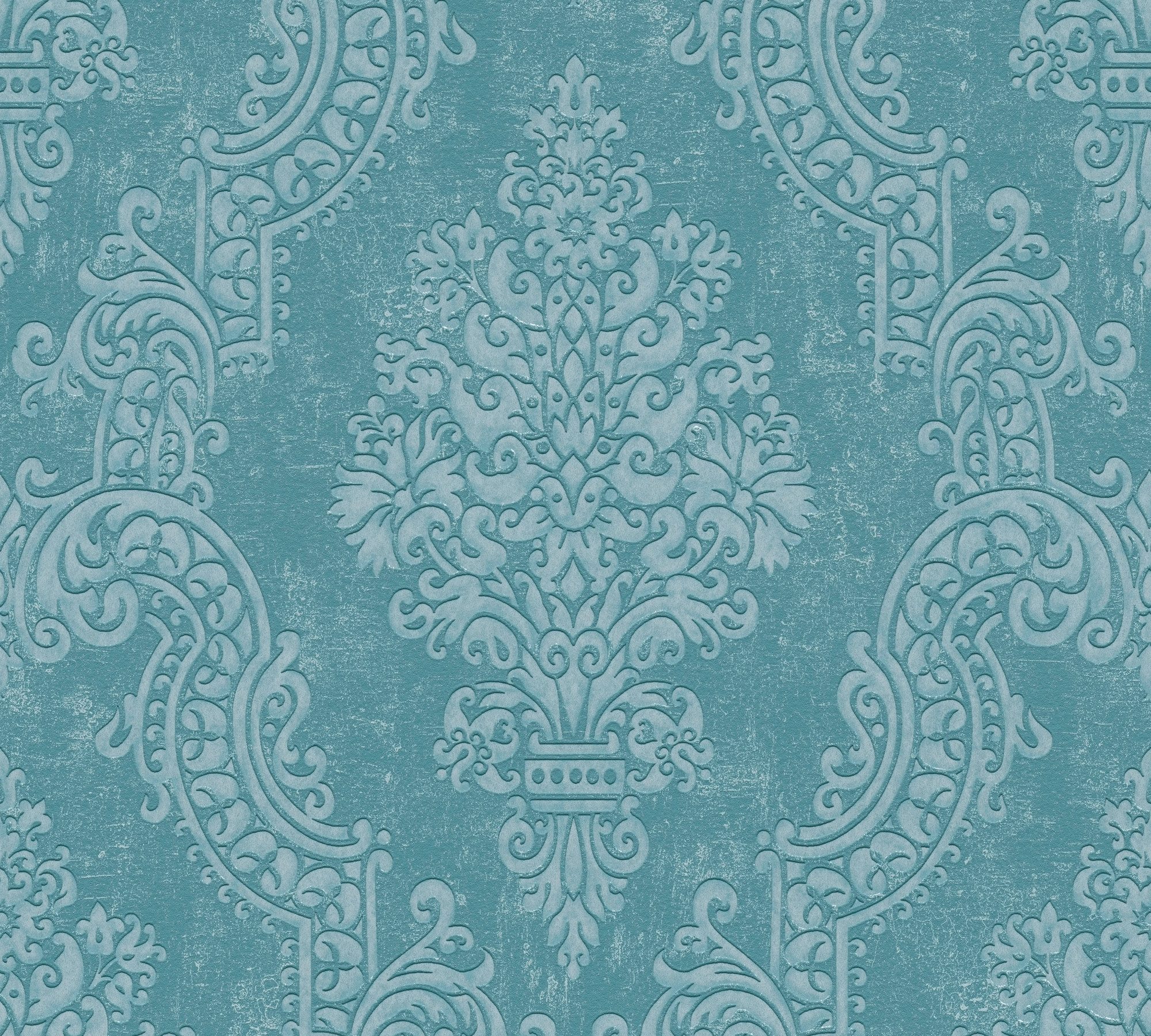 A.S. Création Vliestapete Pure Elegance Ornament-Tapete Mustertapete Barock Raute, strukturiert, schimmernd, (1 St), Vliestapete klassisch für Schlafzimmer Küche Wohnzimmer Ornament Flur