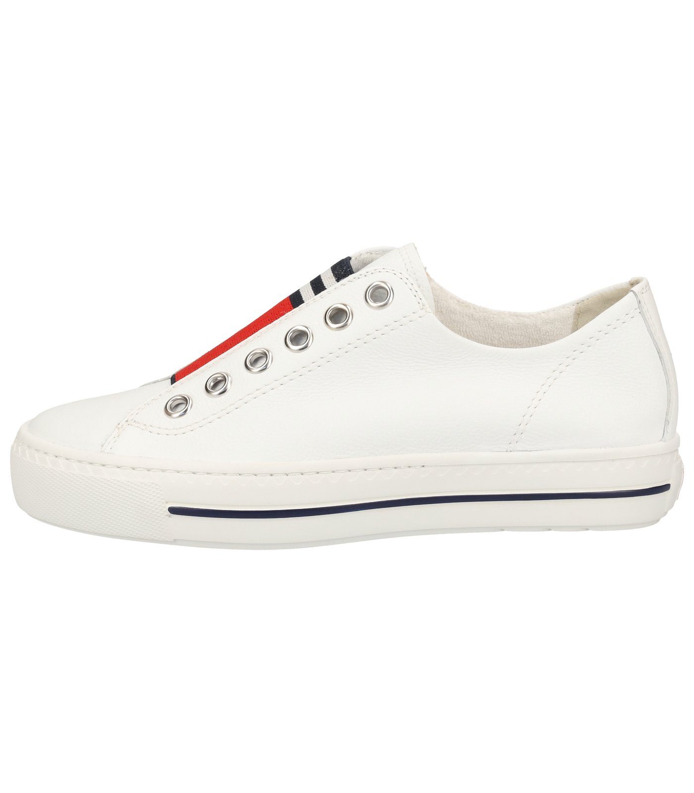 Paul Green Sneaker Leder Sneaker white/red