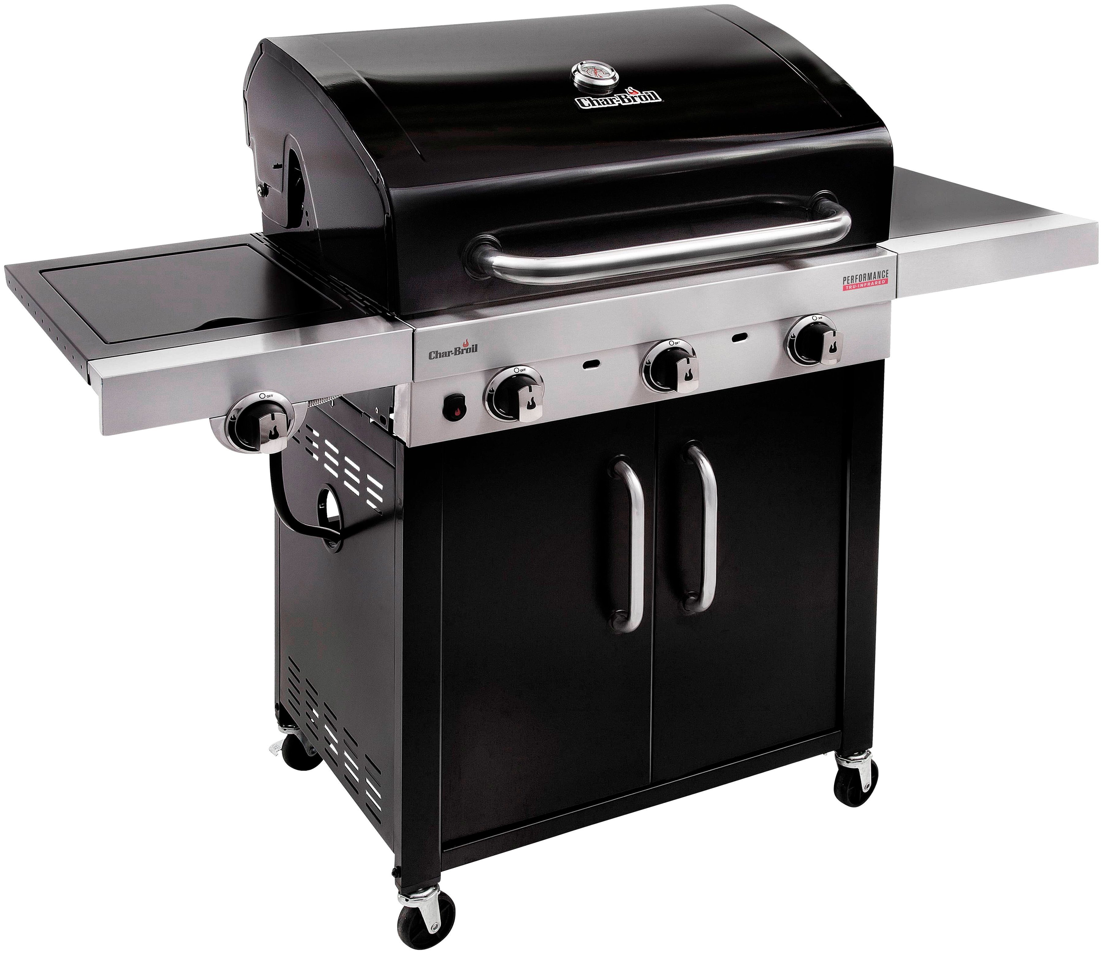 ohne Performance Gasgrill ganz B, auf 340 Zündung cm, offene 137,5x59,4x115,7 Knopfdruck Elektronische Char-Broil Flamme BxTxH: Surefire®