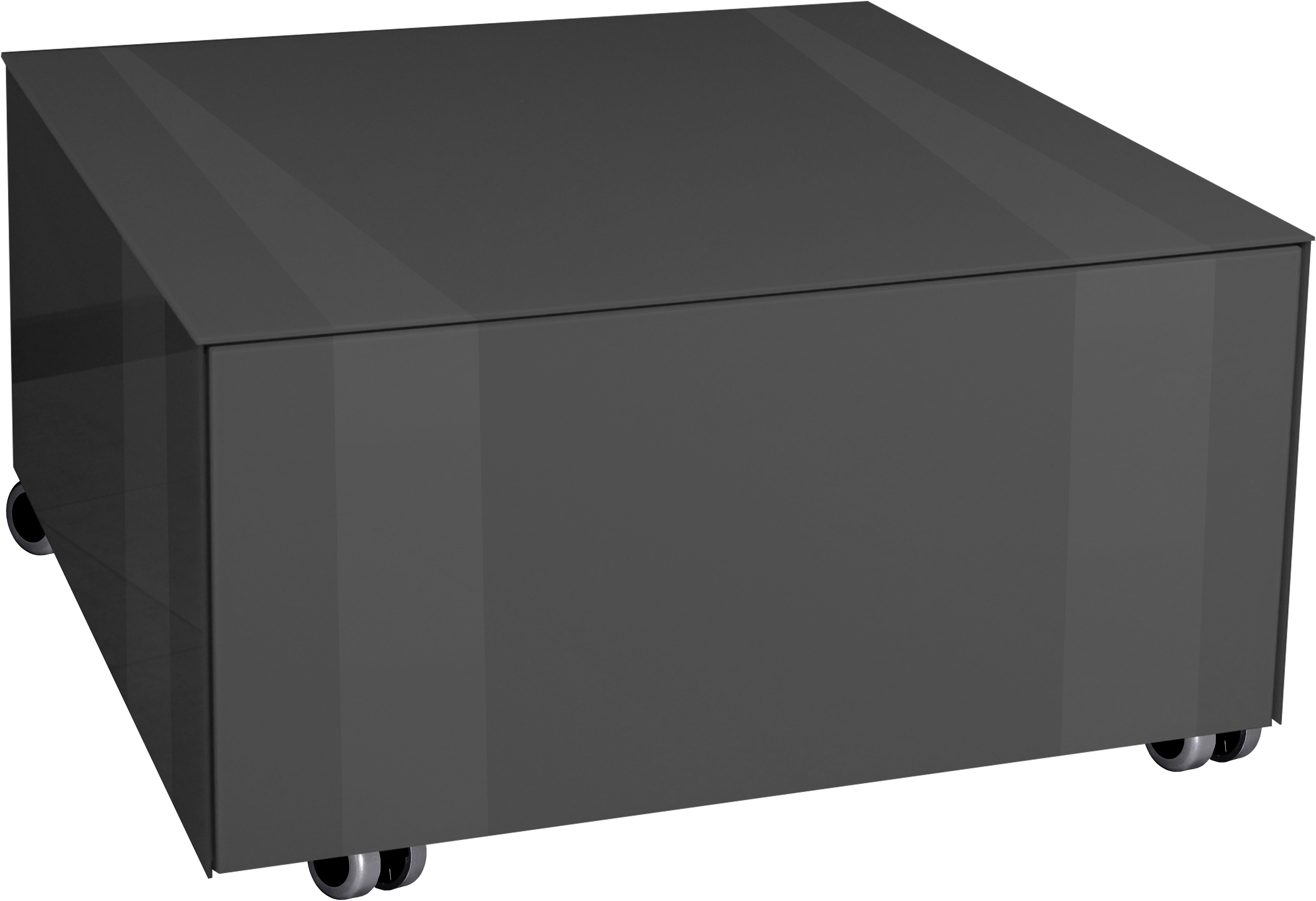 Mäusbacher Couchtisch Nova, Couchtisch auf Rollen BHT 75/42/75 cm mit 1 Schublade, 1 offenes Fach