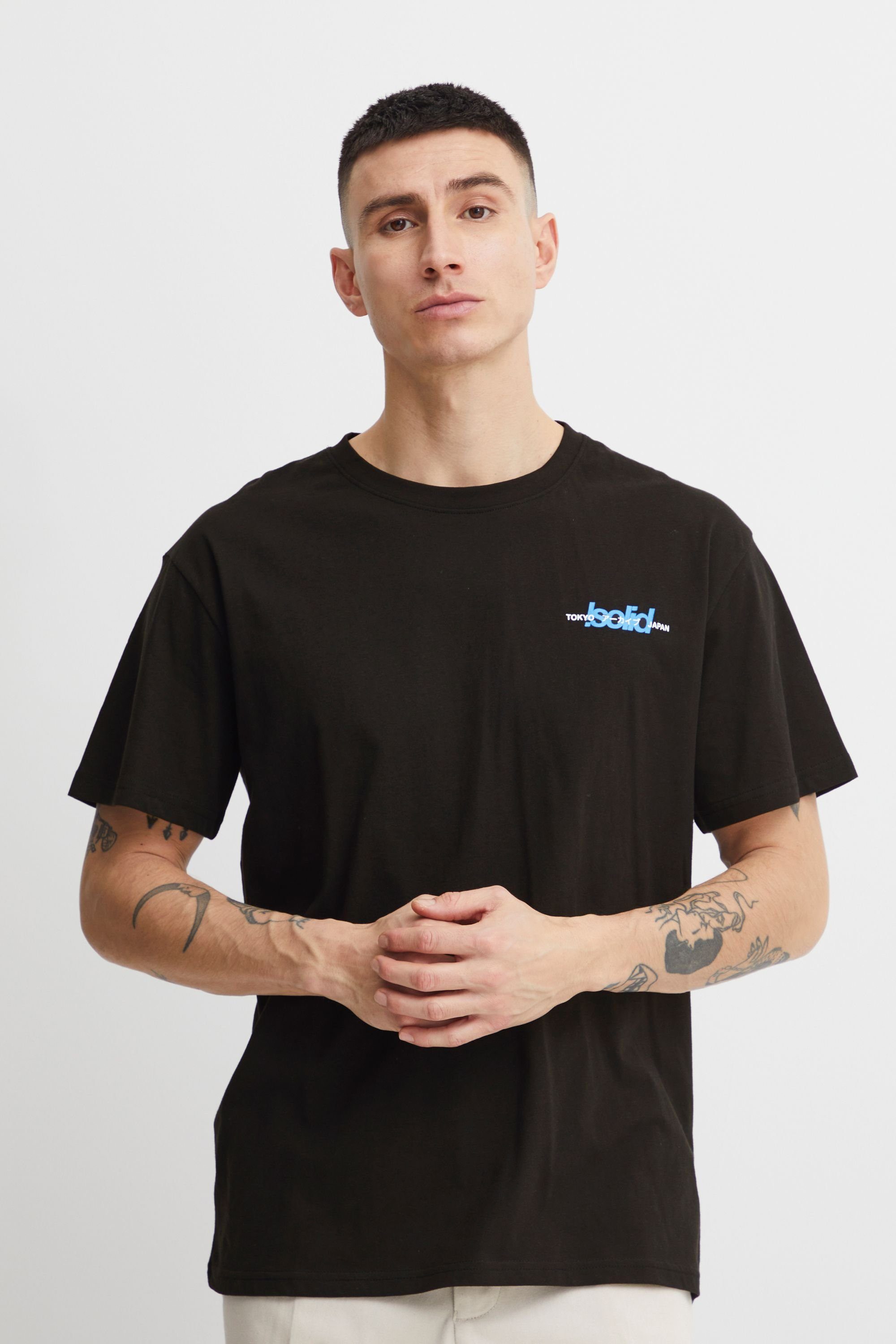 Exklusiver Sonderpreisverkauf Solid T-Shirt SDEmmit SS - Black (194008) 21107523 True