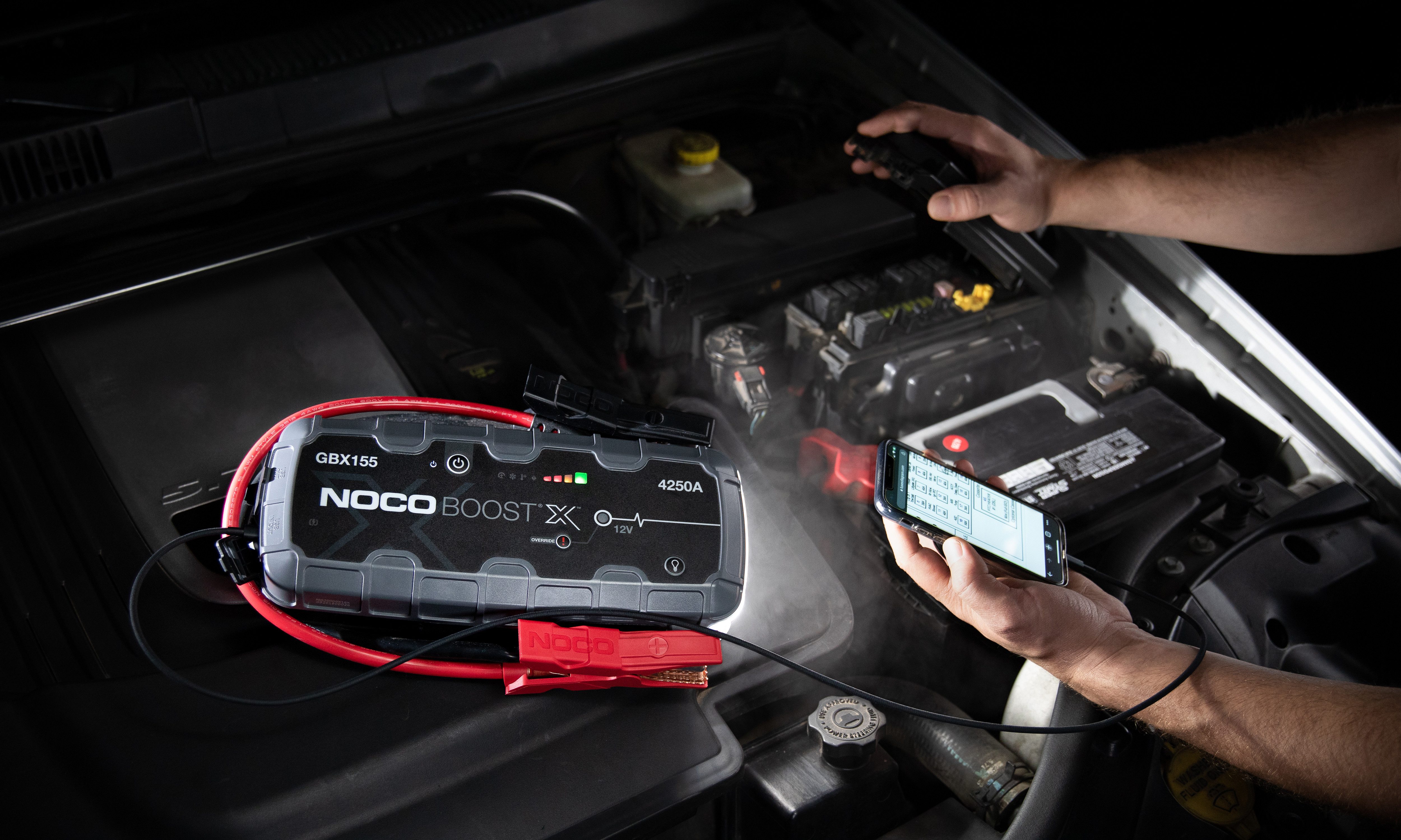 Noco NOCO GBX155 Boost X 12V 4250A Starthilfe Starthilfegerät NOCO GBX155 (12 V, 1 St), 4250-A Starthilfe mit 60W USB-C Powerbank in kompaktem Gerät