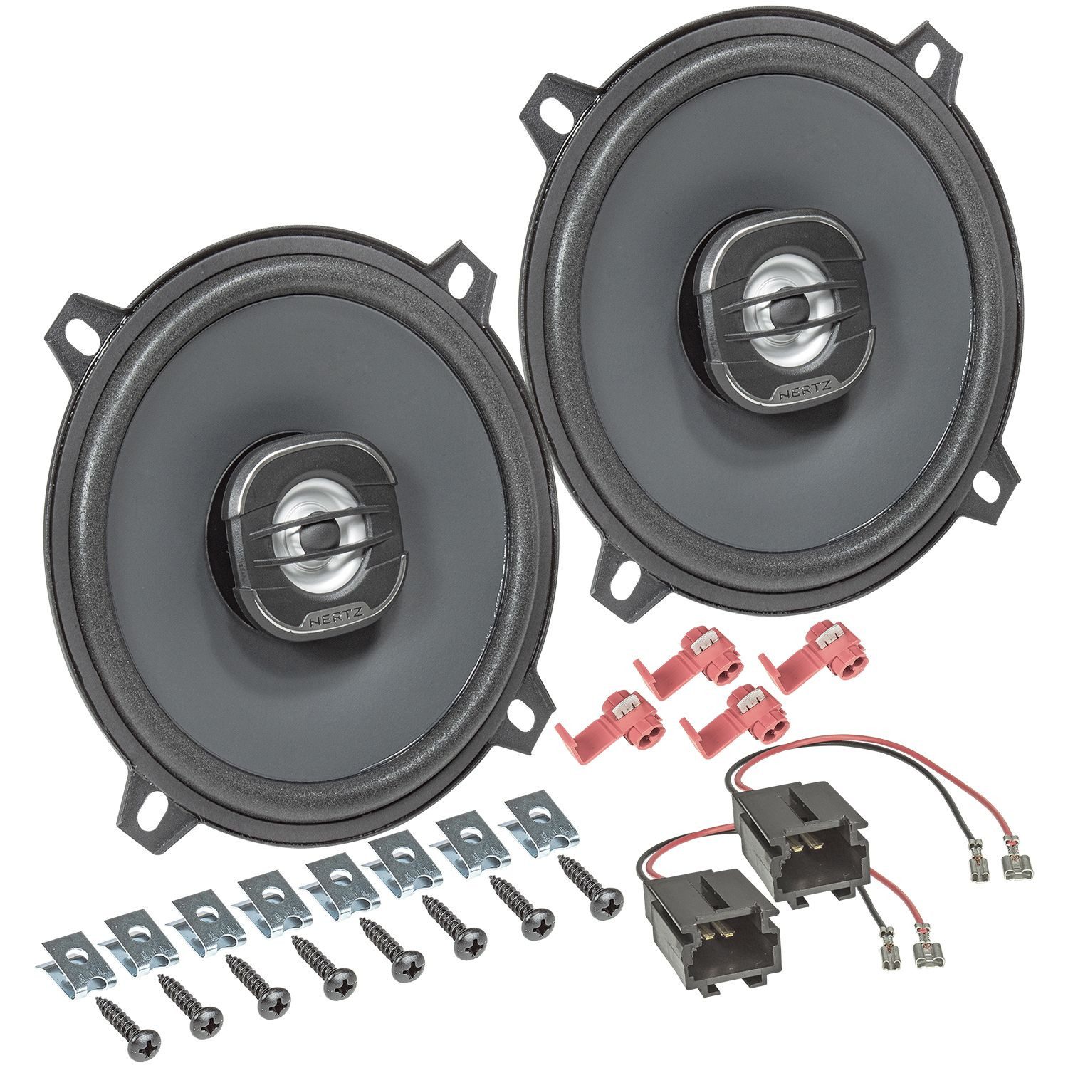 tomzz Audio Hertz X130 Satz passt für Peugeot 106 107 206 307 308 1007 207 Partner Auto-Lautsprecher