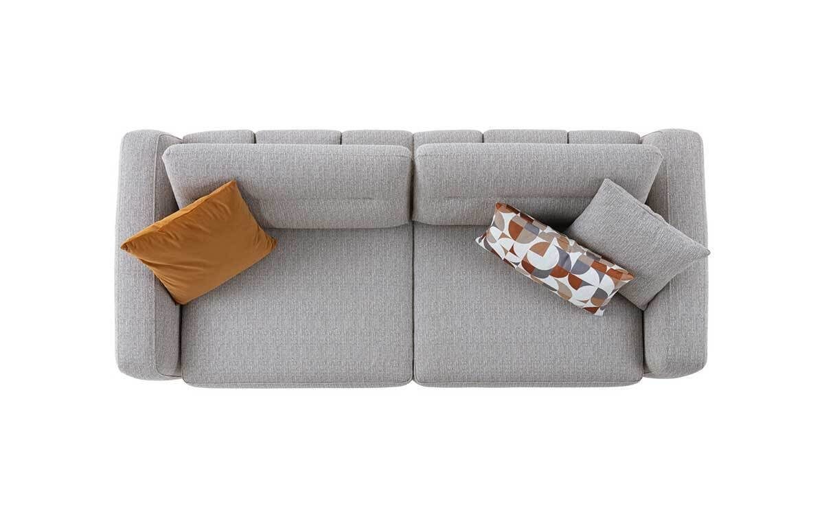 Sitzer Sofas Grau Relax Polster Sitz Couchen Sofa In Möbel, Made JVmoebel Sofa Design Europe 3