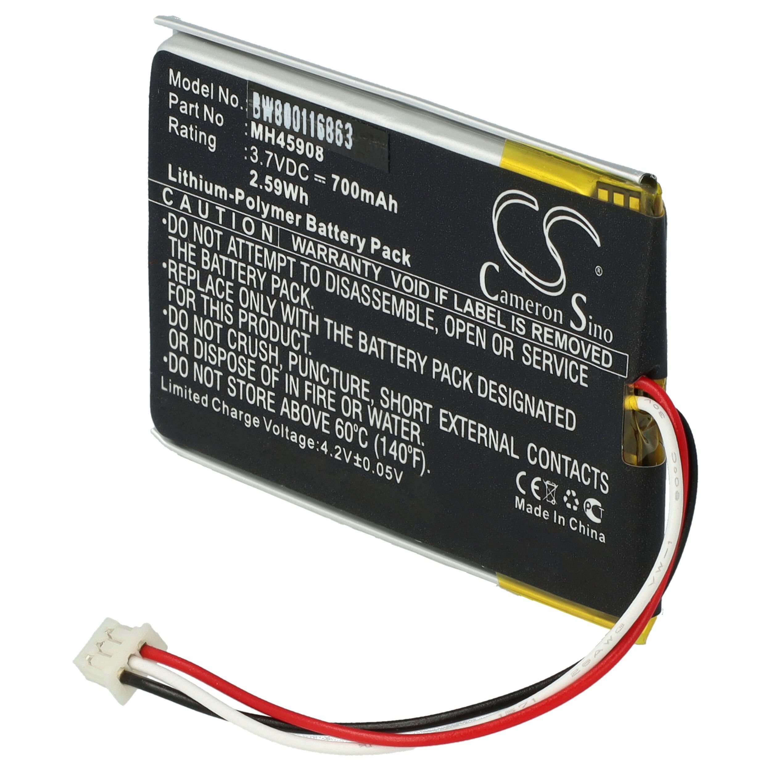 kompatibel H2100 mAh 700 V) mit (3,7 Li-Polymer Akku vhbw Corsair