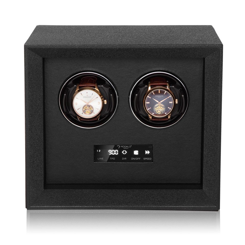 MODALO Бокс для автоподзавода SAFE SYSTEMS 2 Uhren, (Uhrenboxen, Uhrenkasten Бокс для автоподзавода 2 Uhren)