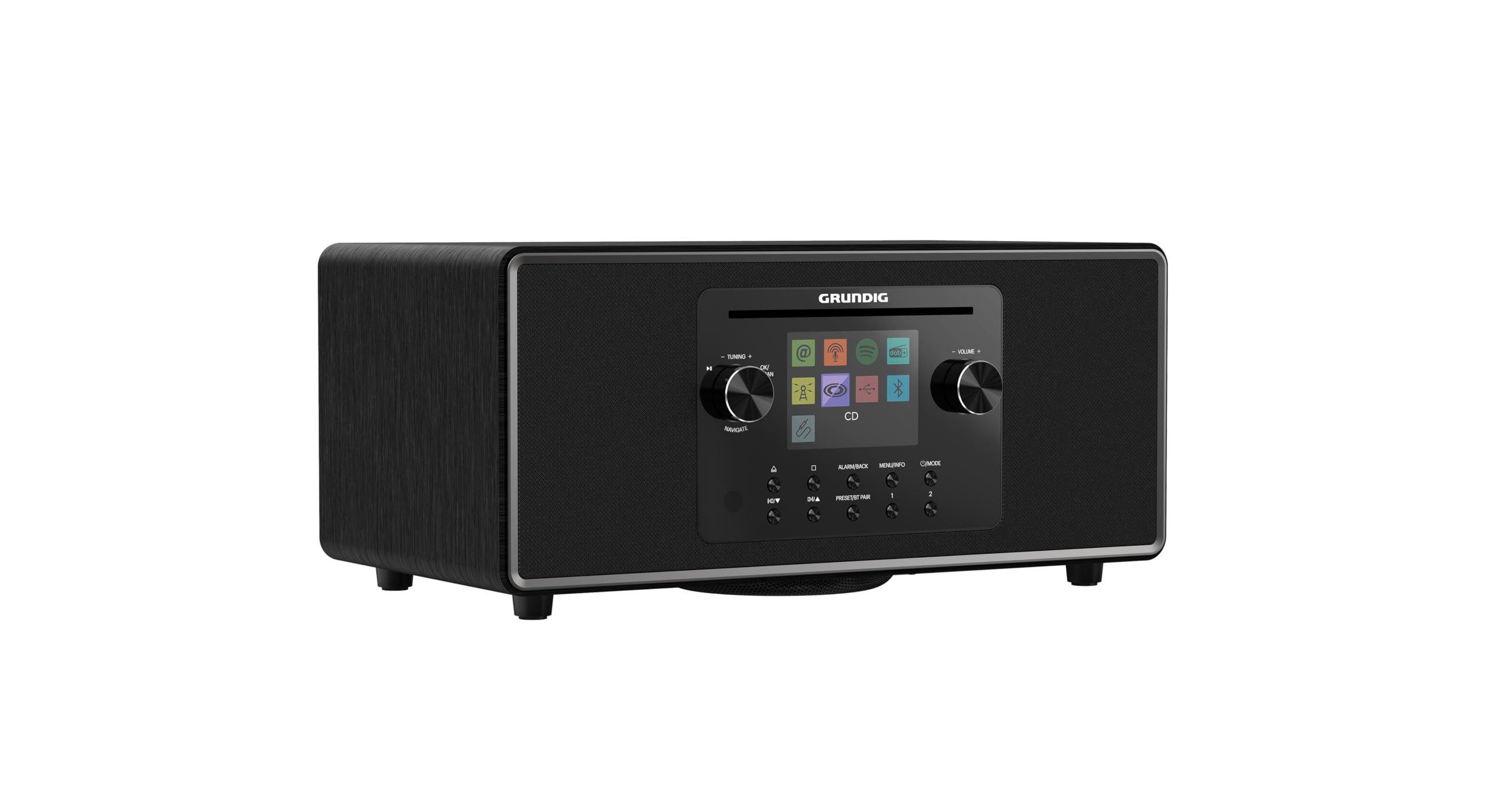 Grundig DTR 7100 2.1 DAB+ WEB CD Radio (DAB+ Radio mit Web-Streaming und CD-Player)