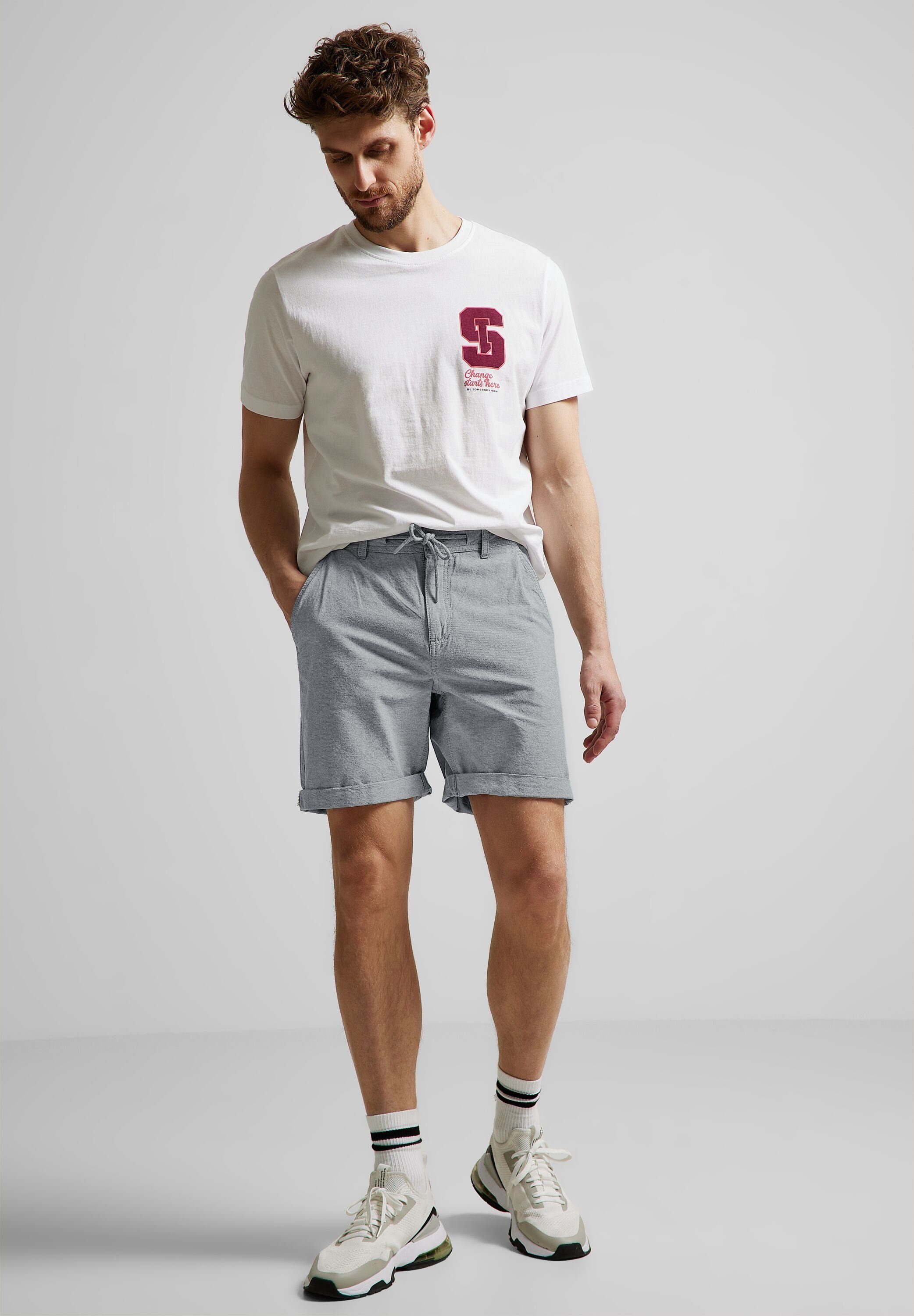 STREET ONE grey cool MEN Chinoshorts