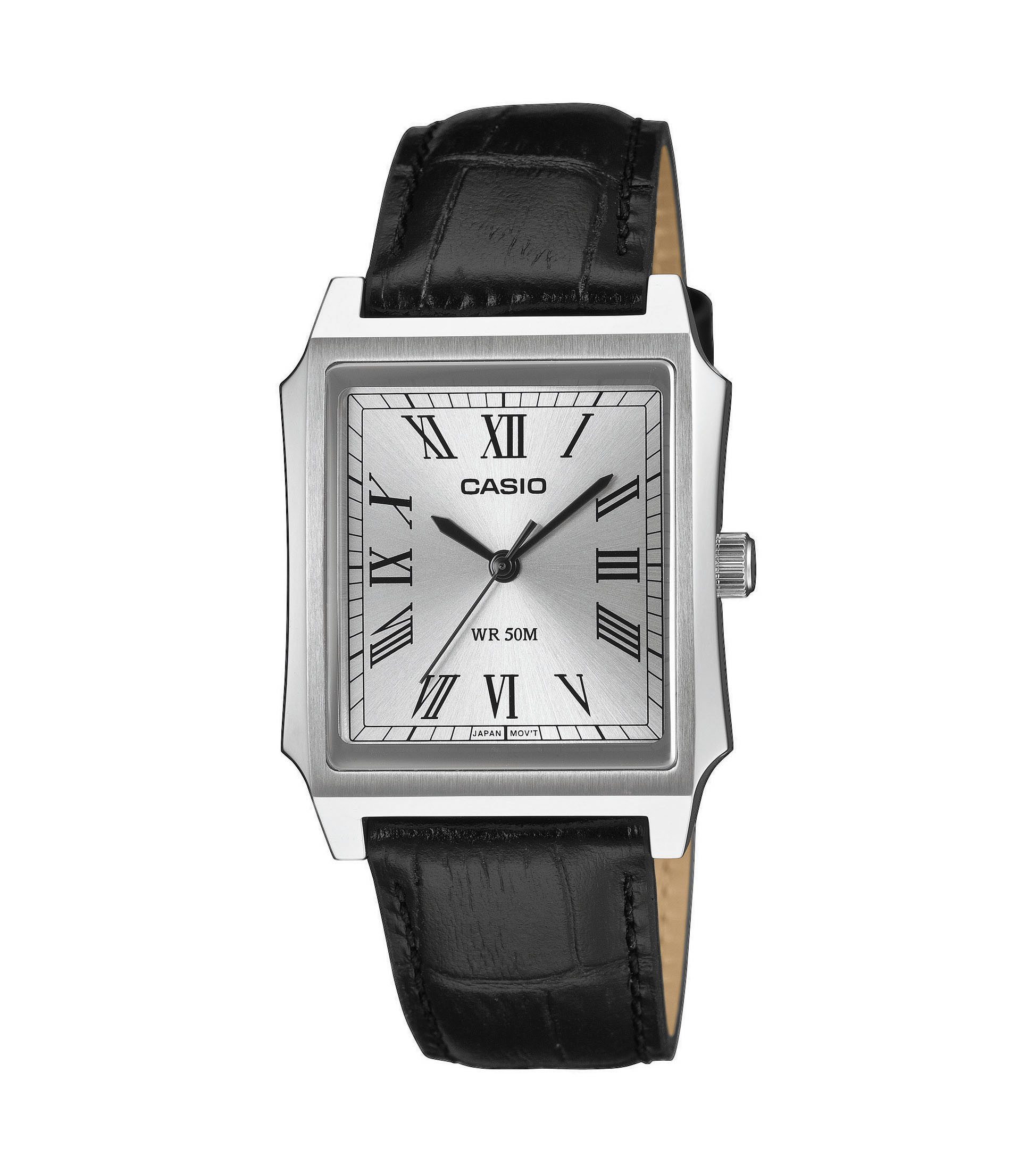 CASIO TIMELESS COLLECTION Quarzuhr MTP-B190L-7BVER, Armbanduhr, Herrenuhr, Lederarmband, analog